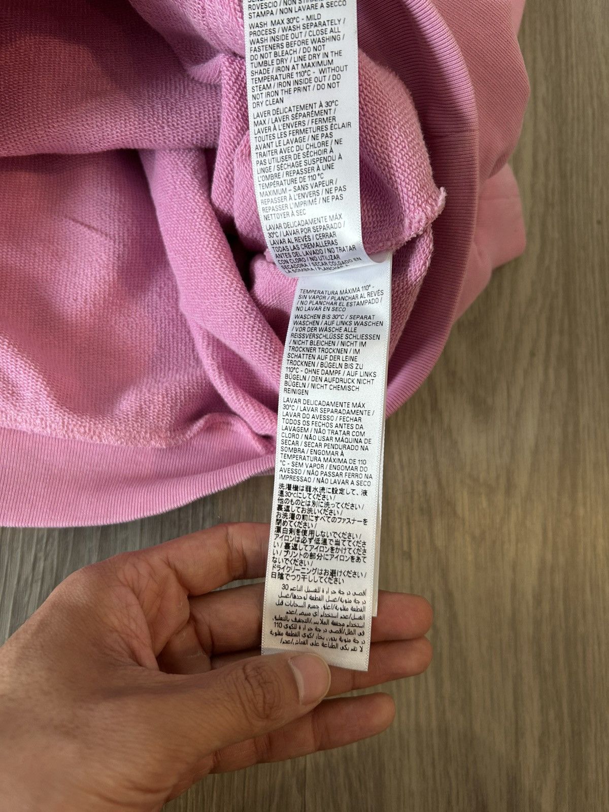 Balenciaga Balenciaga Pink Offshore Zip Up Hoodie Size Small Size US S / EU 44-46 / 1 - 16 Thumbnail