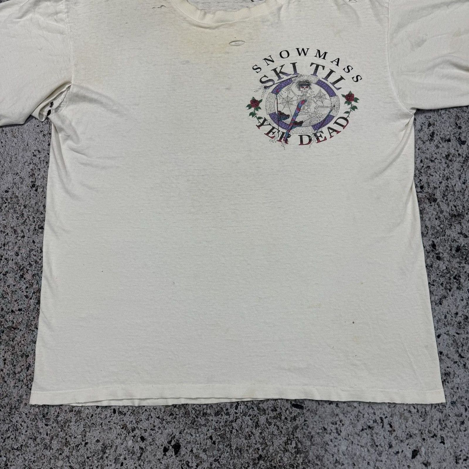 Band Tees Thrashed Faded Distressed Grateful Dead Shirt ERD Grunge Size US XL / EU 56 / 4 - 12 Thumbnail