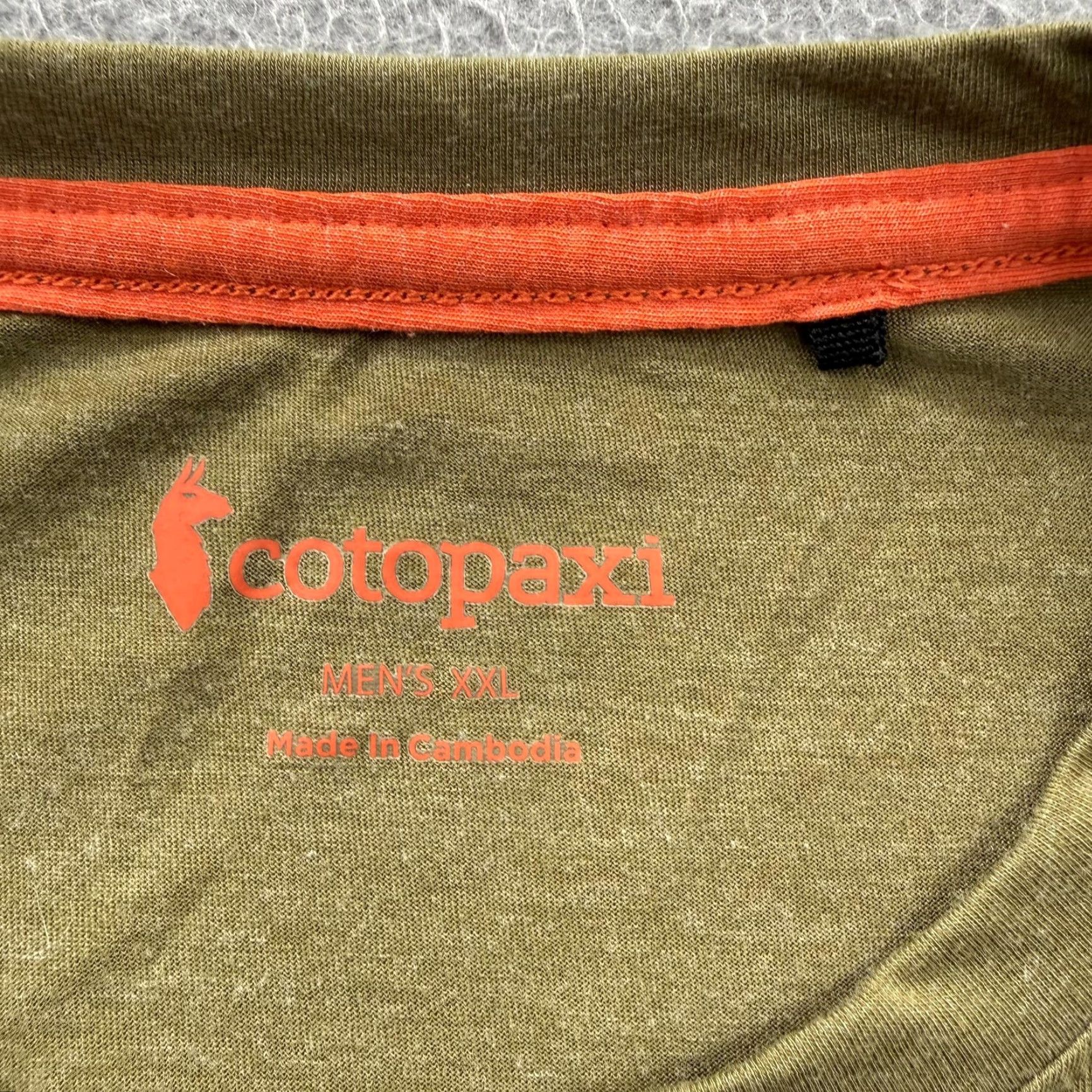 Cotopaxi Cotopaxi Shirt Mens 2XL Green Pocket Tee Recycled Polyester Tencel Tagless Crew Neck Short Sleeve Jersey Logo Size US XXL / EU 58 / 5 - 3 Thumbnail
