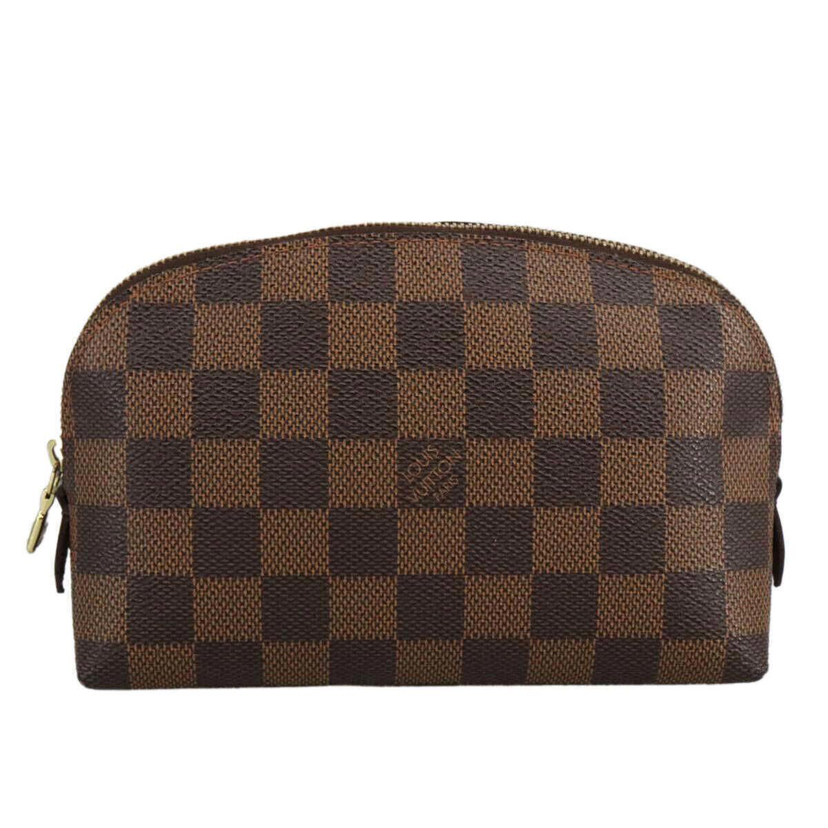 Louis Vuitton Louis Vuitton Damier Ebene Cosmetic Pouch CA1021 Size ONE SIZE - 2 Thumbnail