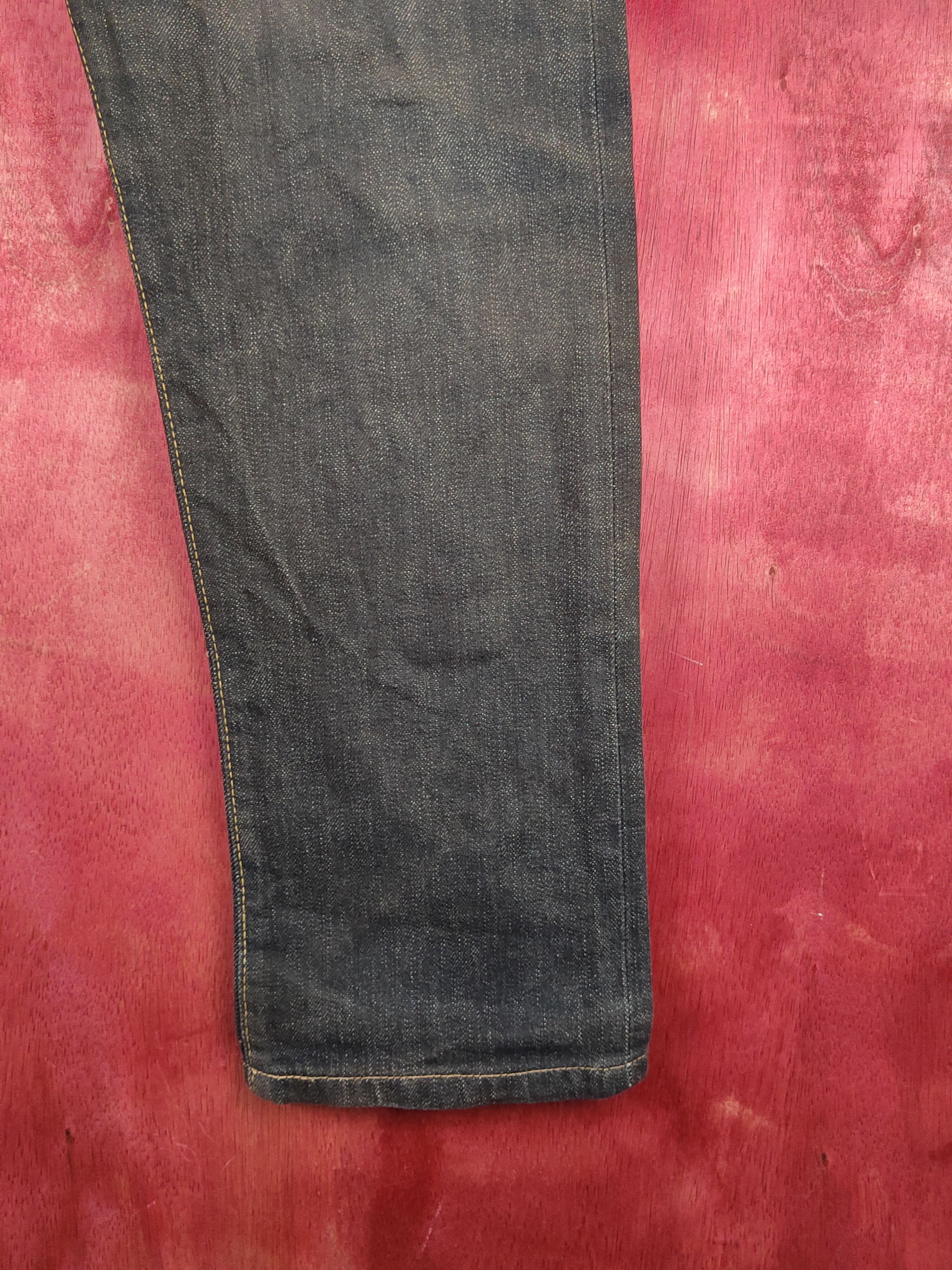 Edwin Edwin Black Distressed Ripped Jeans #S2148 Size US 31 - 6 Thumbnail