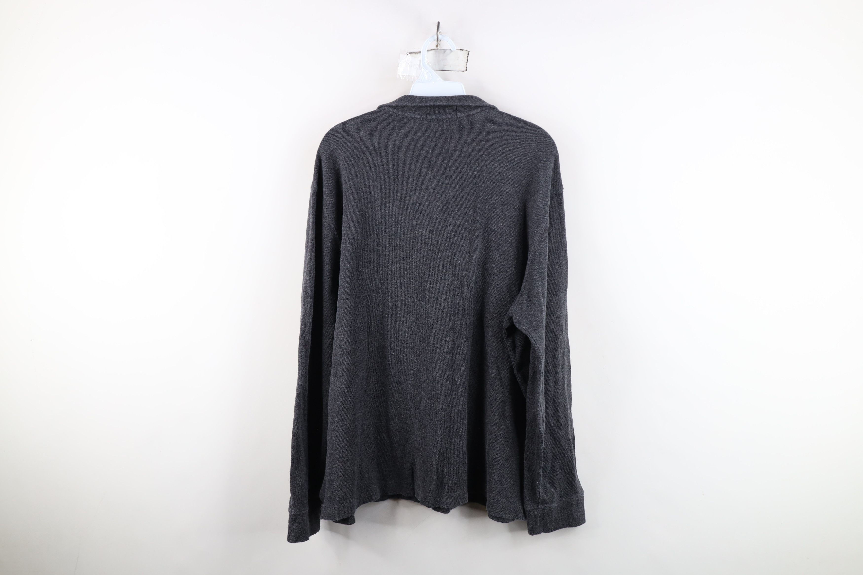 Ralph Lauren Vintage Y2K Ralph Lauren Estate Rib Ribbed Knit Sweater Gray Size US L / EU 52-54 / 3 - 11 Thumbnail