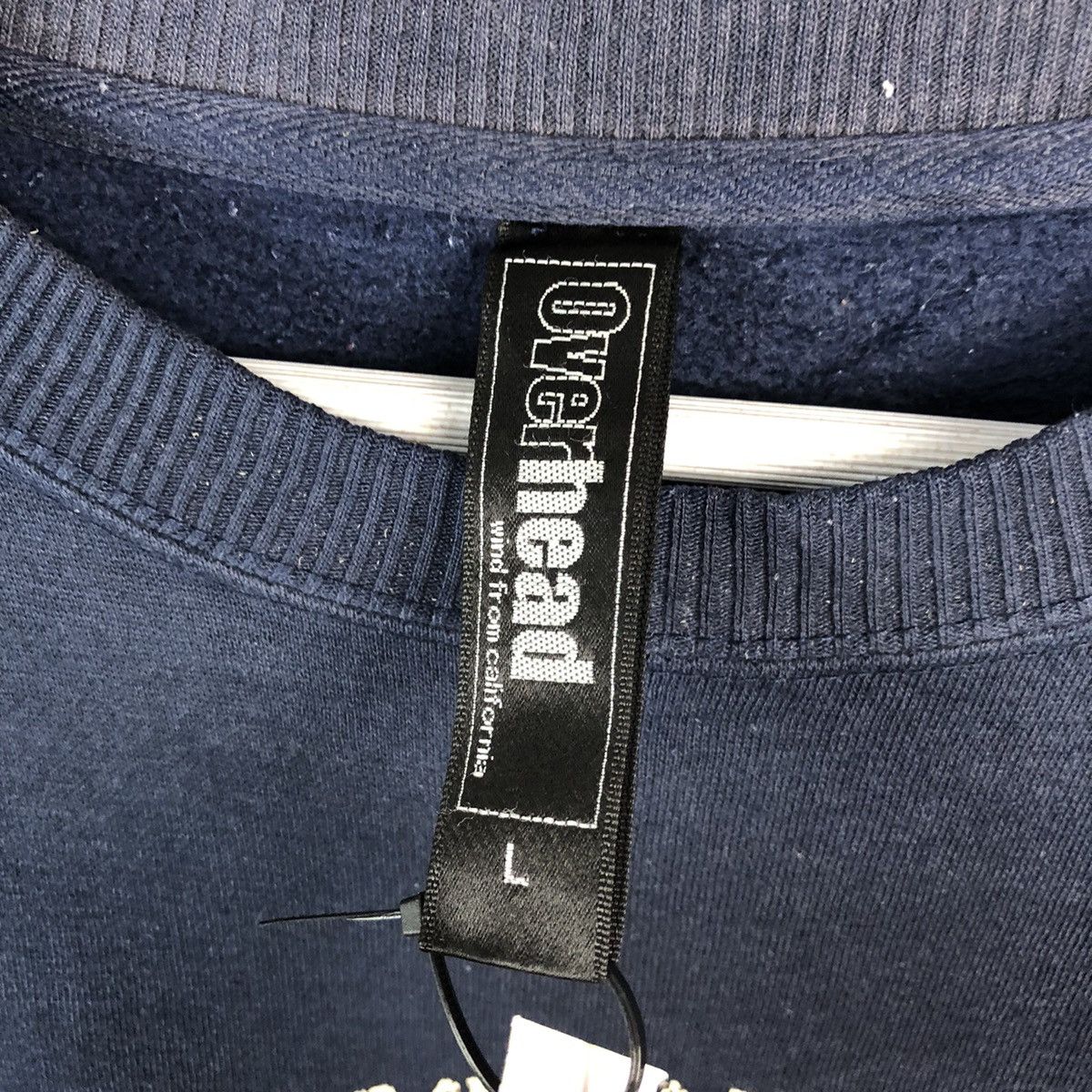 Japanese Brand Over Head usa Dark Blue Sweatshirt #A1918 Size US M / EU 48-50 / 2 - 10 Thumbnail