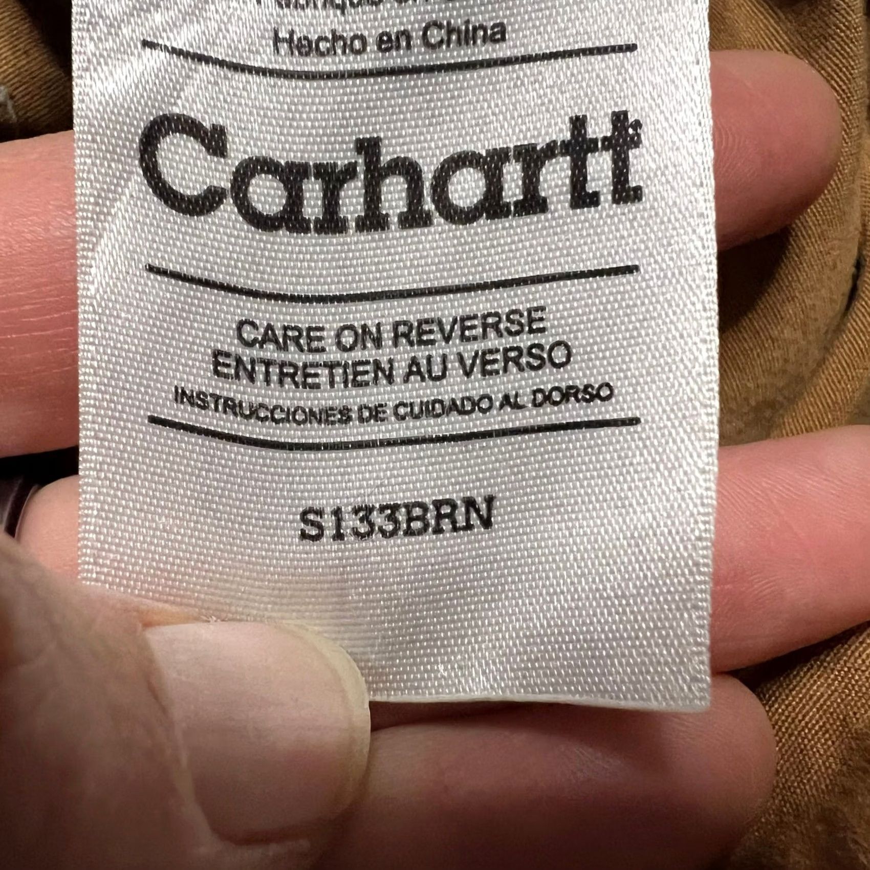 Carhartt Carhartt Tradesman Shirt Mens XL Tall Brown Short Sleeve Work Canvas S133 Size US XL / EU 56 / 4 - 8 Thumbnail