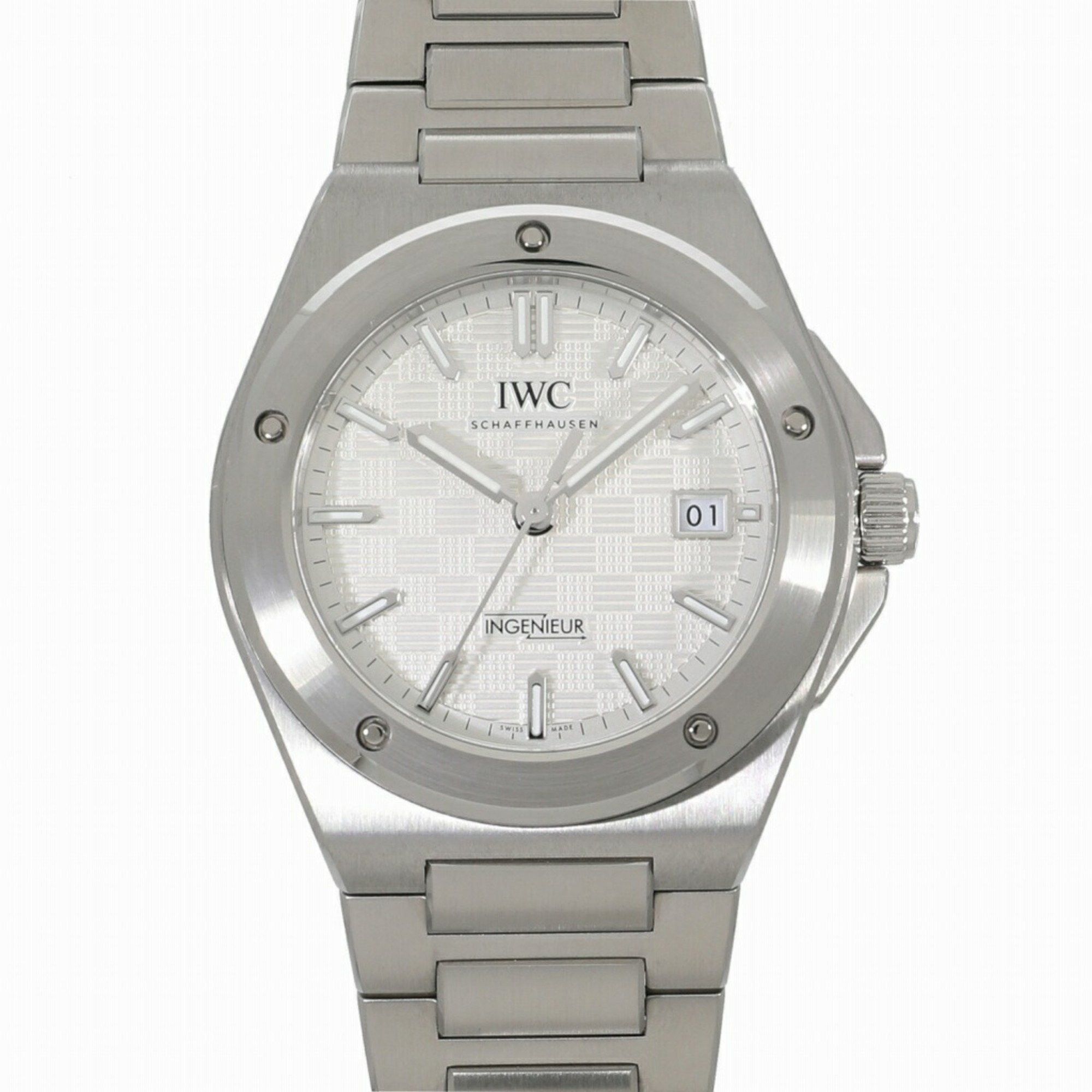 Image of Iwc Schaffhausen Iwc Ingenieur Automatic 40 Iw328902 Silver Men's Watch