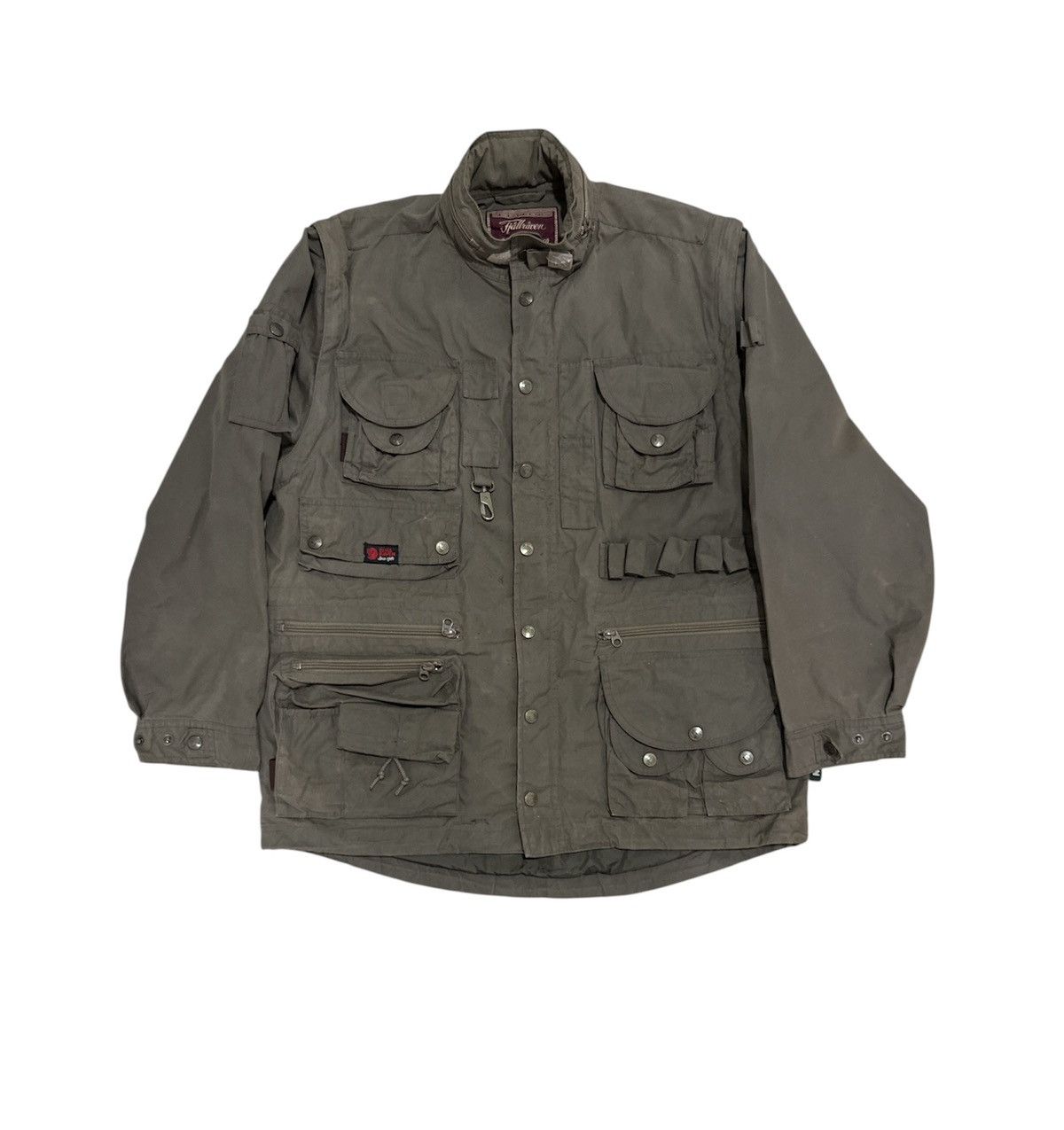 Fjallraven Vintage Fjallraven Survival Jacket Multi pocket hunting Size US S / EU 44-46 / 1 - 1 Thumbnail