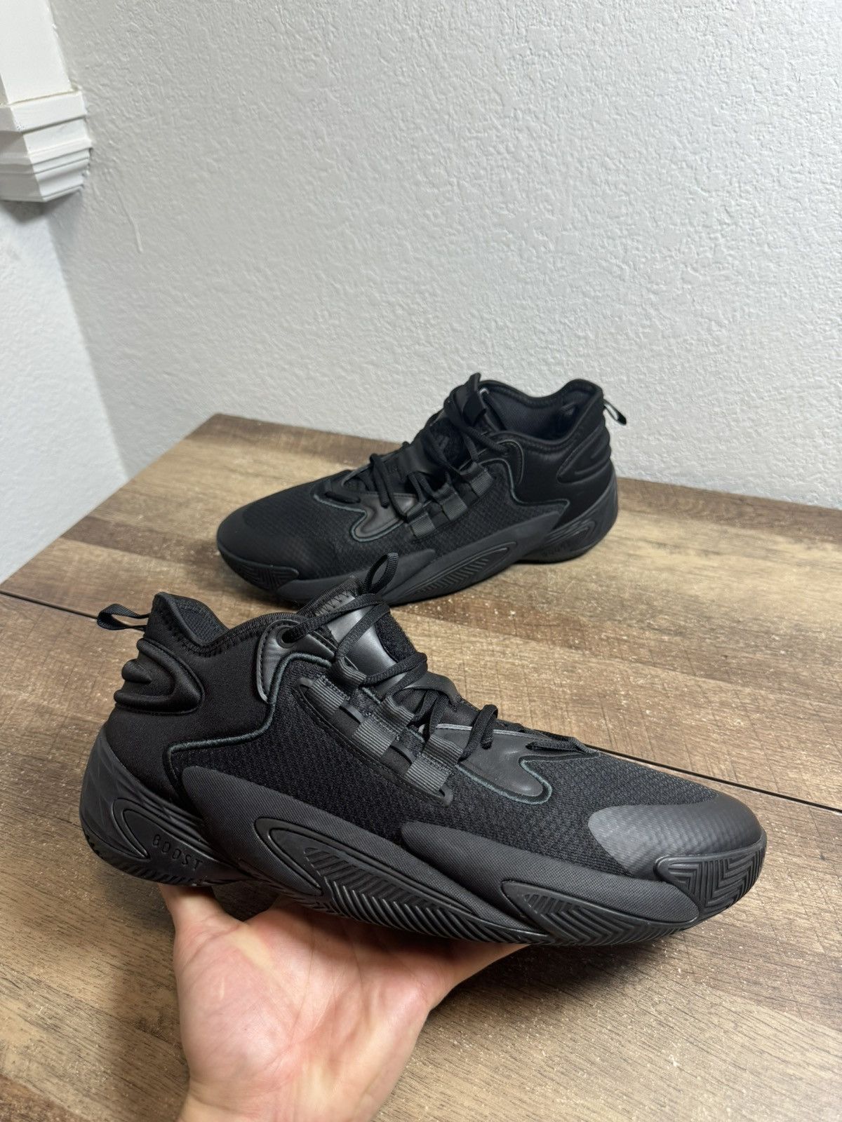 Adidas SAMPLE Adidas BYW Select Team athletic shoes Black size 11 Size US 11 / EU 44 - 1 Thumbnail