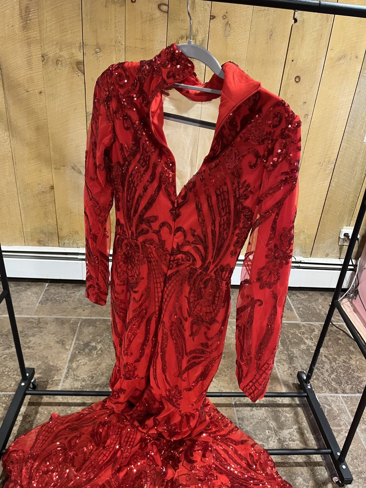 Other Custom Made Long Sleeve Formal Gown Size S / US 4 / IT 40 - 5 Thumbnail