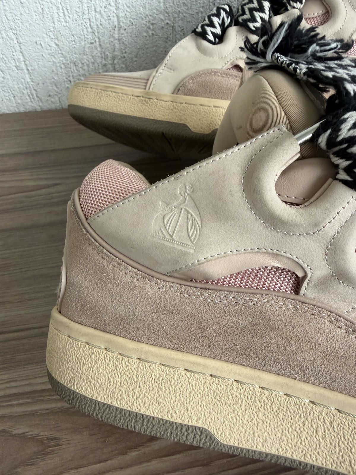 Lanvin Pale pink Curb sneakers Size US 9 / EU 42 - 17 Thumbnail