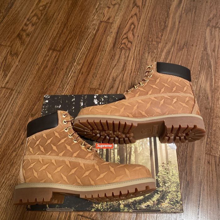 Supreme Supreme X Timberland 6” Diamond Plate Boots 2023 Grailed 1264