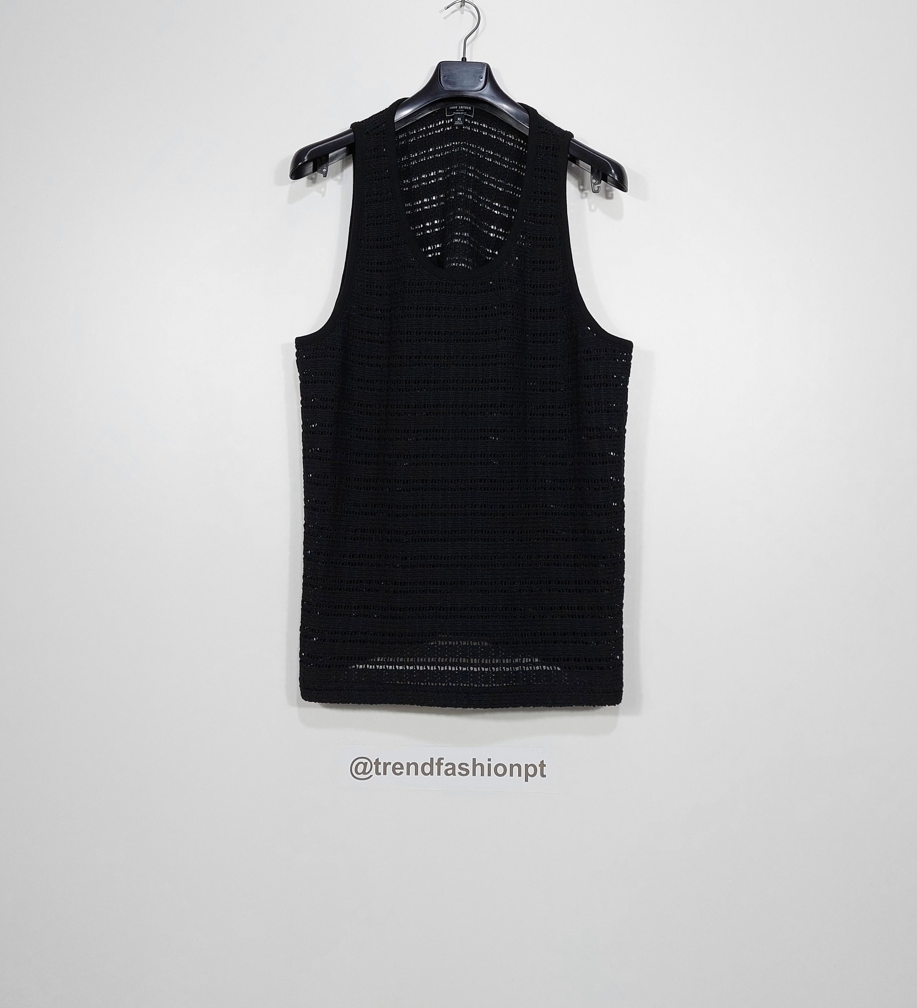 Todd Snyder open stitch sleeveless sweat vest - black XL Size US XL / EU 56 / 4 - 1 Thumbnail