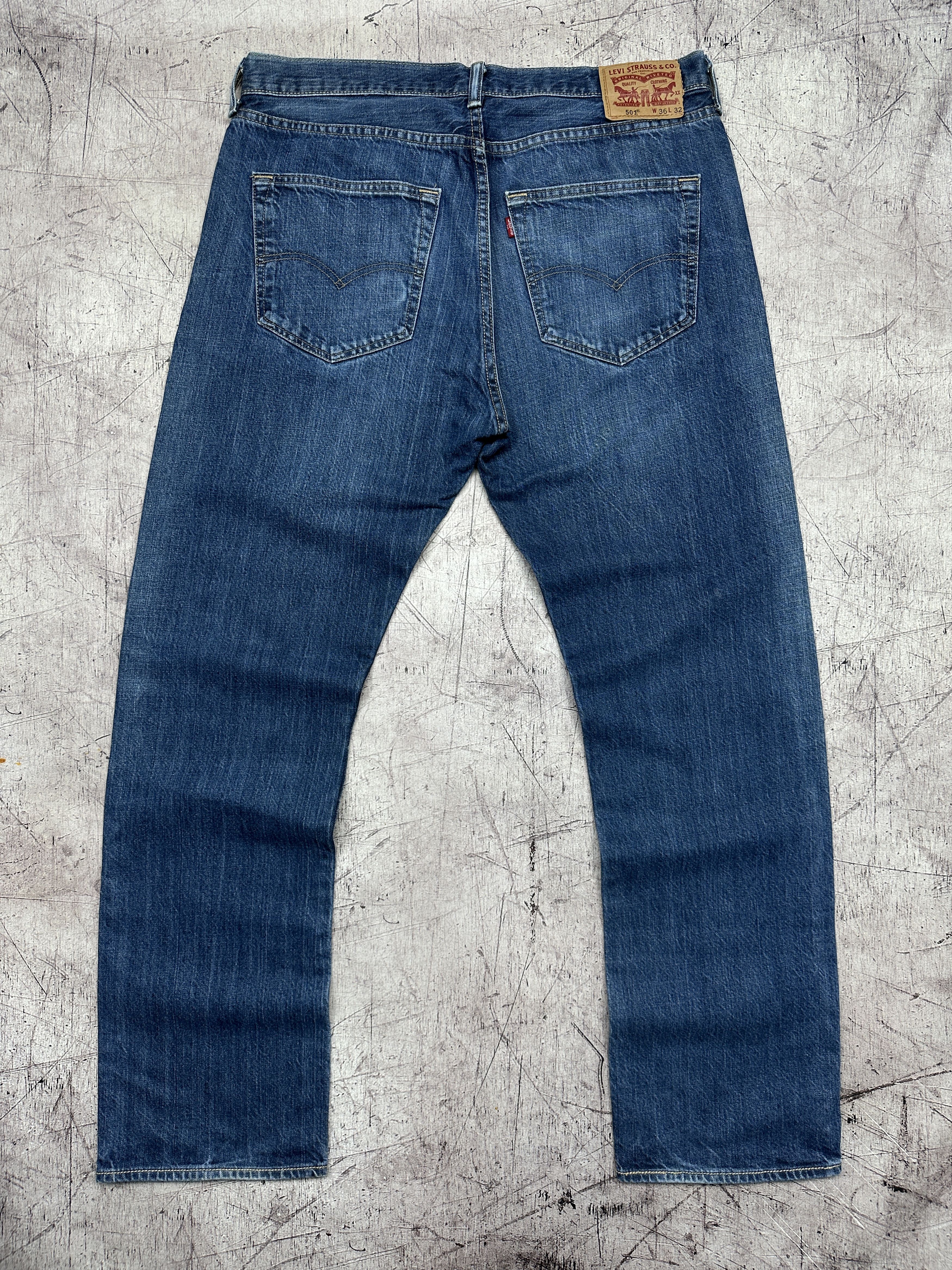 Levi's Levi's 501 Mens Denim Pants Jeans Size 36 x 32 Size US 36 / EU 52 - 1 Thumbnail