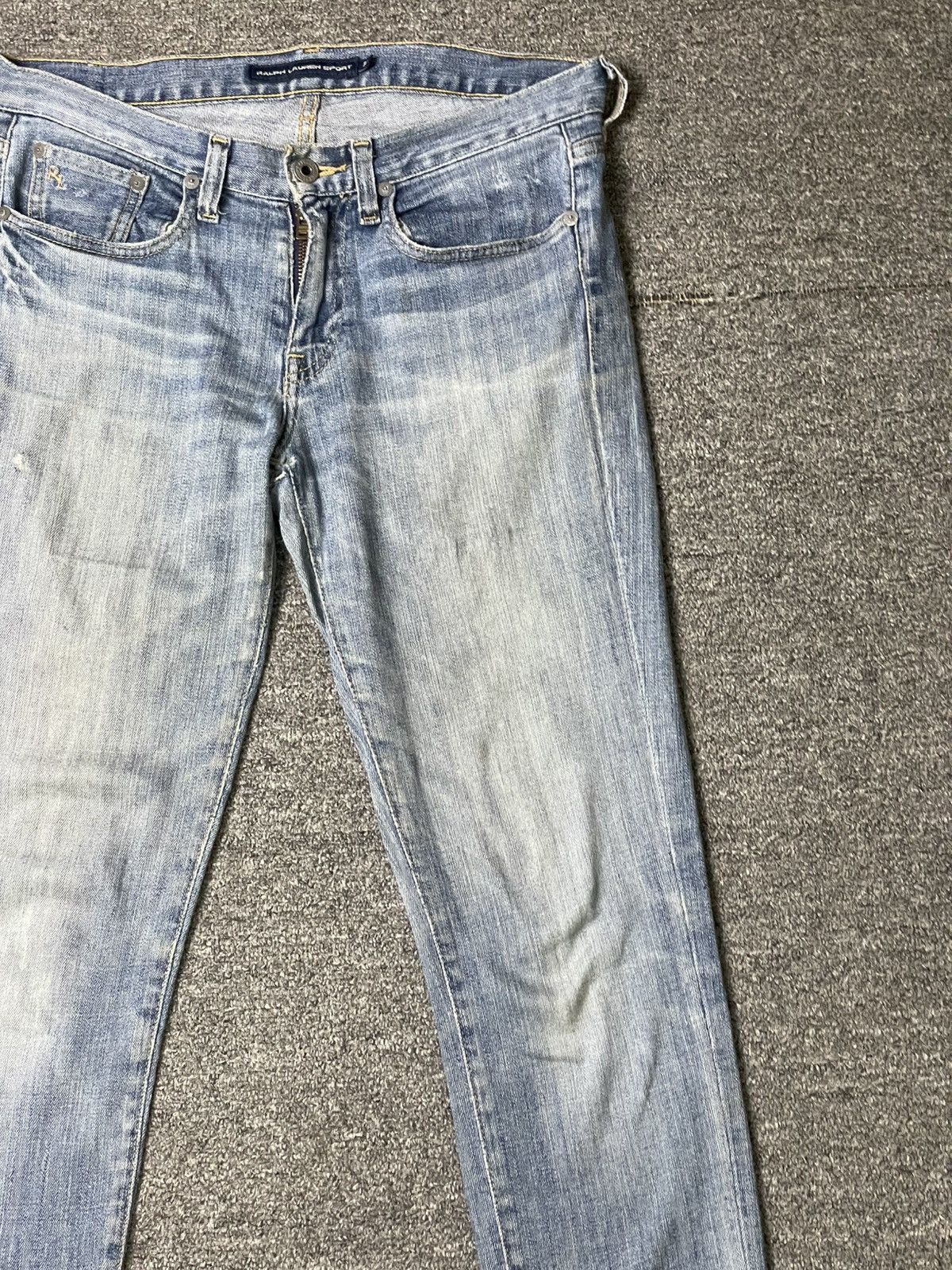 Polo Ralph Lauren × Ralph Lauren × Vintage Ralph Lauren Sport Skinny Denim Jeans (92) Size US 31 - 4 Thumbnail