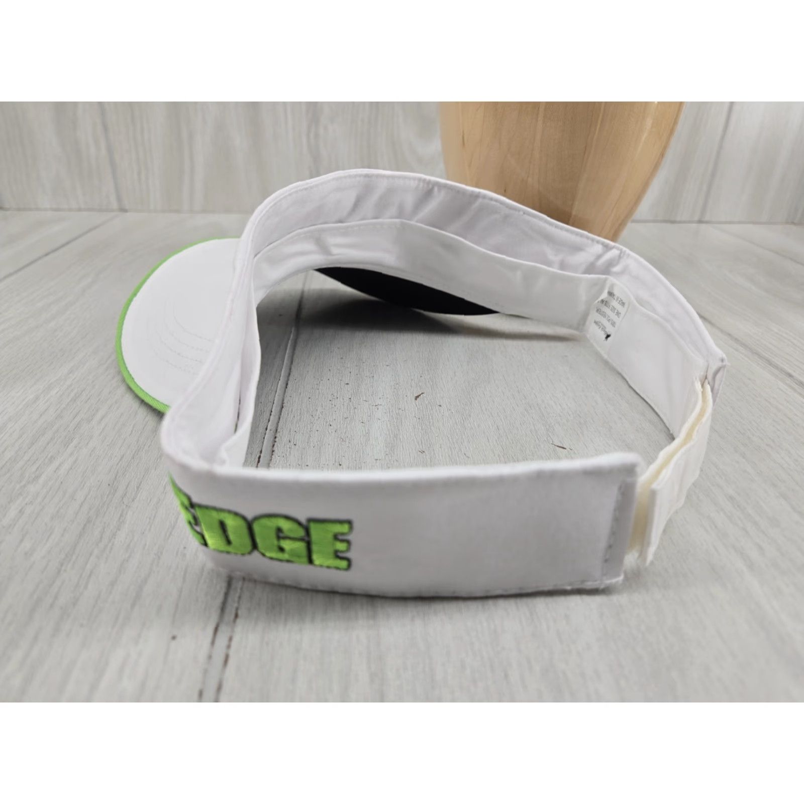 Vintage Gamma Lines Edge Visor Hat White Size ONE SIZE - 4 Thumbnail
