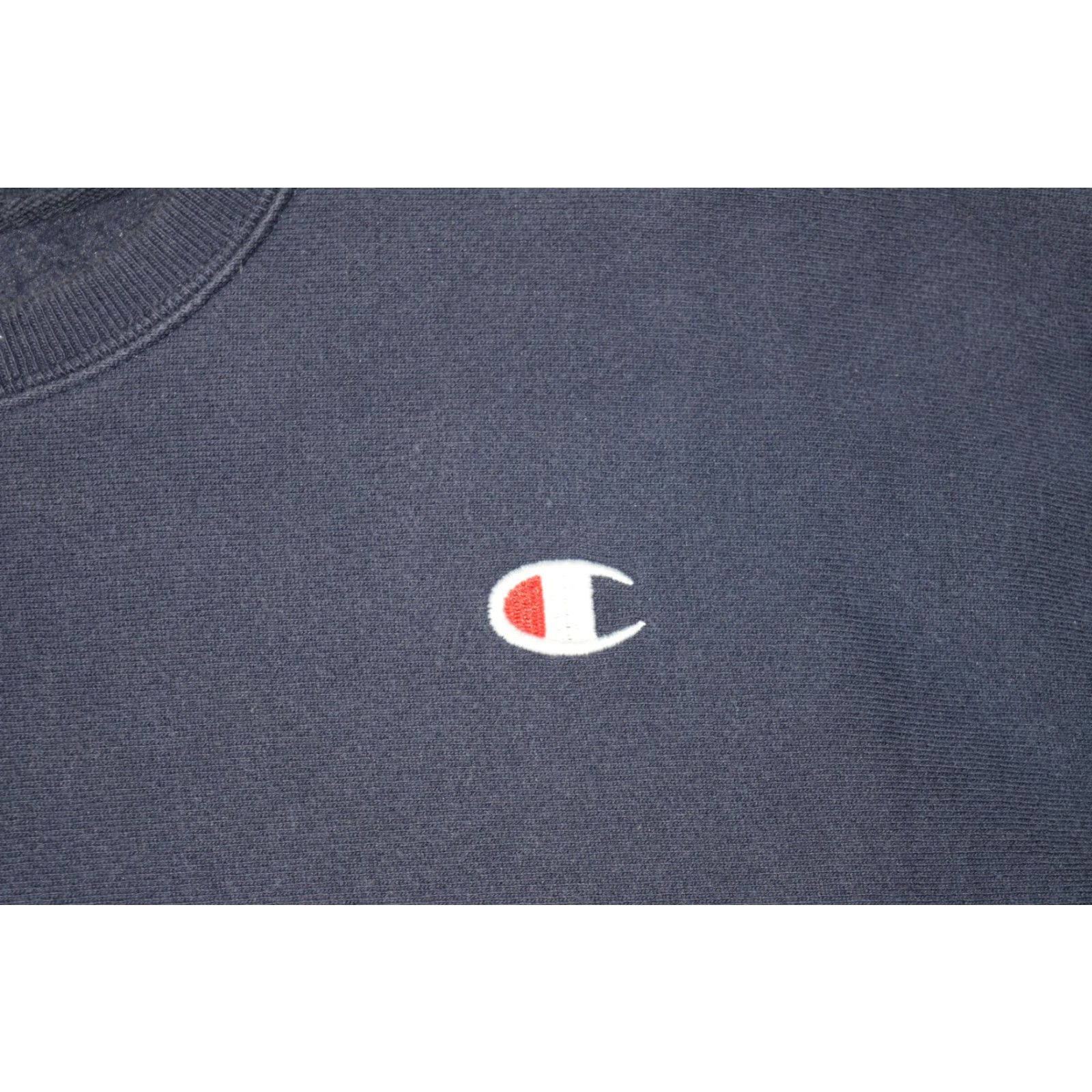 Champion WOMENS CHAMPION REVERSE WEAVE NAVY BLUE PULLOVER SWEATSHIRT CREWNECK MEDIUM Size M / US 6-8 / IT 42-44 - 2 Thumbnail
