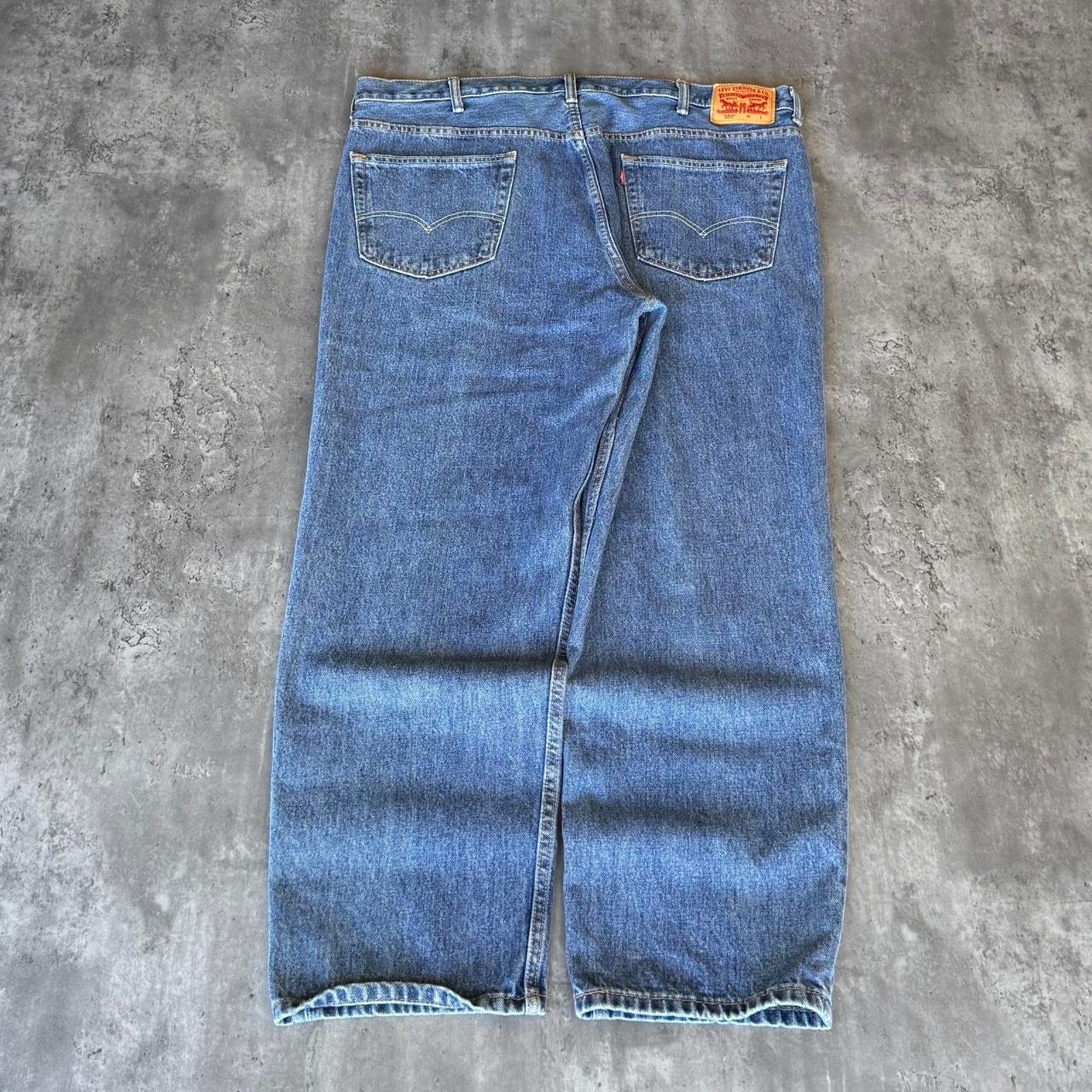JNCO × Levi's Levi’s 550 Relaxed Fit Essential Baggy Blue Denim Jeans Size US 44 / EU 60 - 1 Thumbnail