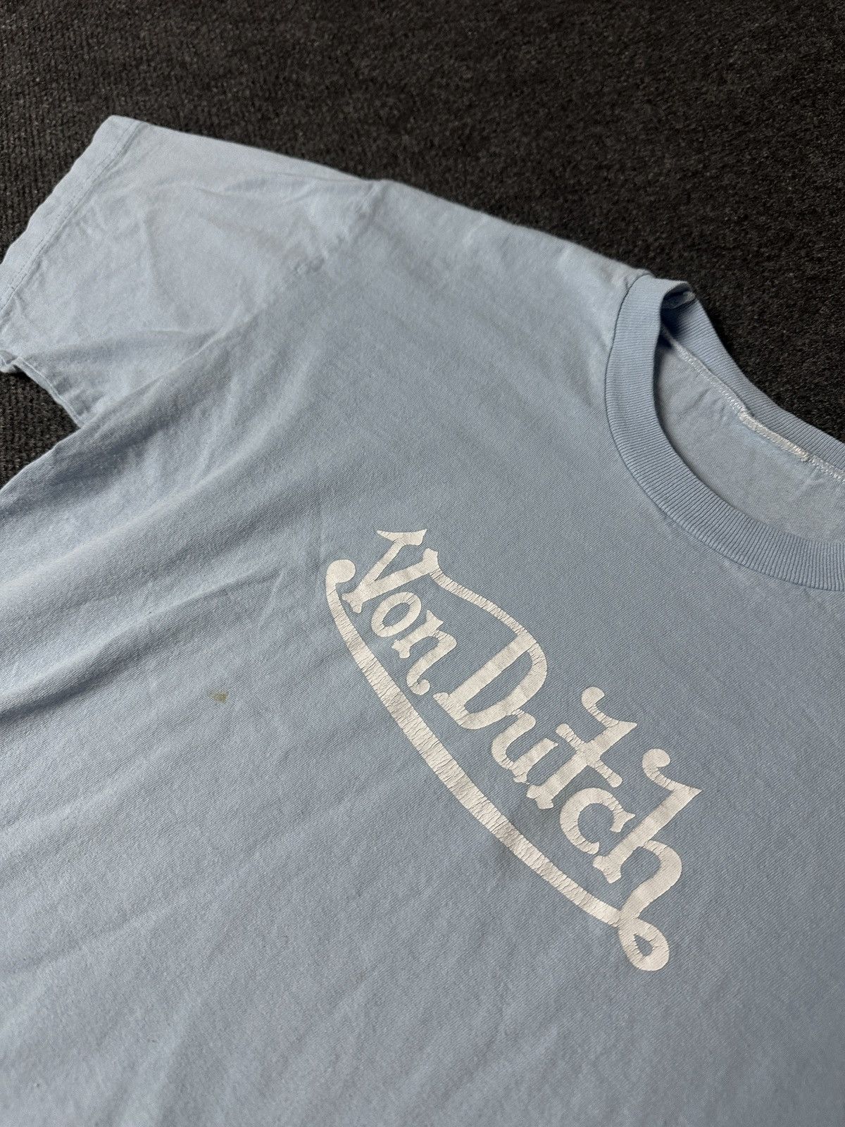 Von Dutch 🚨Y2K VON DUTCH BIG LOGO SUNFADED Y2K distressed style tee Size M / US 6-8 / IT 42-44 - 7 Thumbnail
