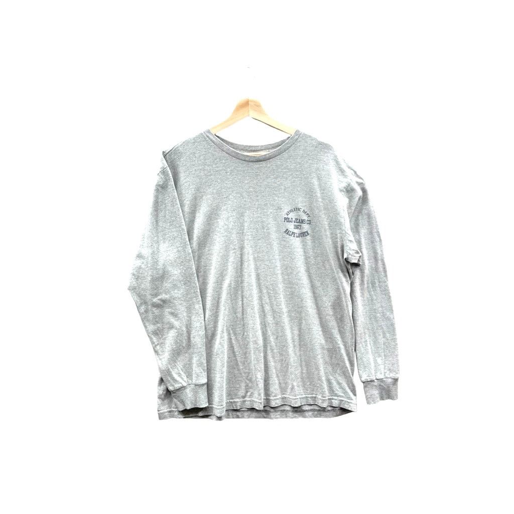 Polo Ralph Lauren × Vintage Polo Ralph Lauren Jeans Co. Athletic Dept Graphic L/S Tee Size US L / EU 52-54 / 3 - 1 Thumbnail