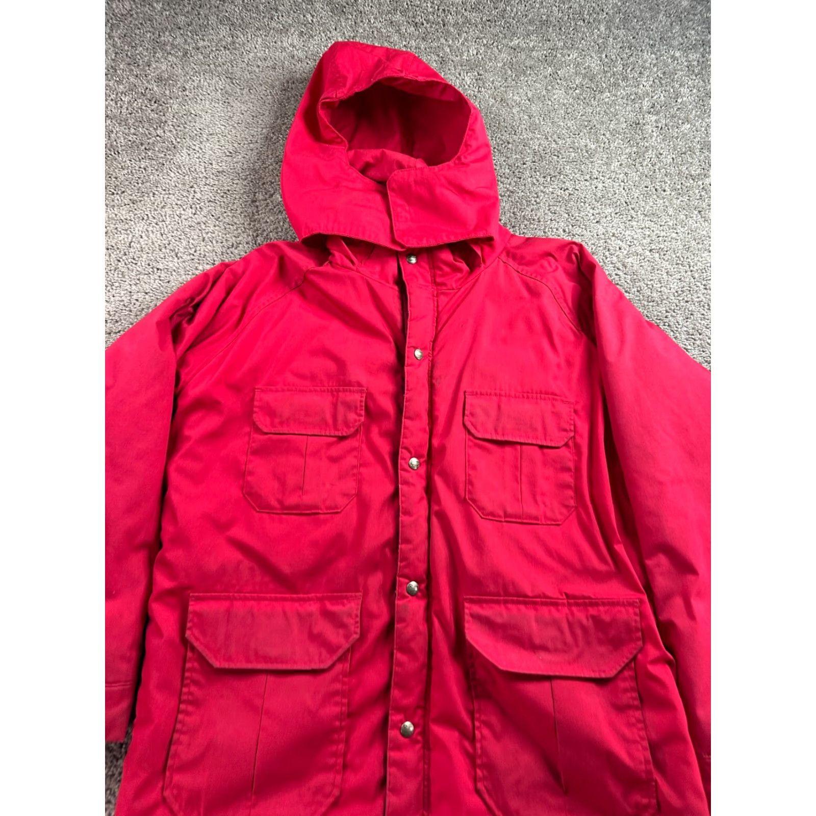 Vintage VINTAGE Woolrich Jacket Mens L Red Parka Wool Lined 80s Outdoors Size US L / EU 52-54 / 3 - 3 Thumbnail