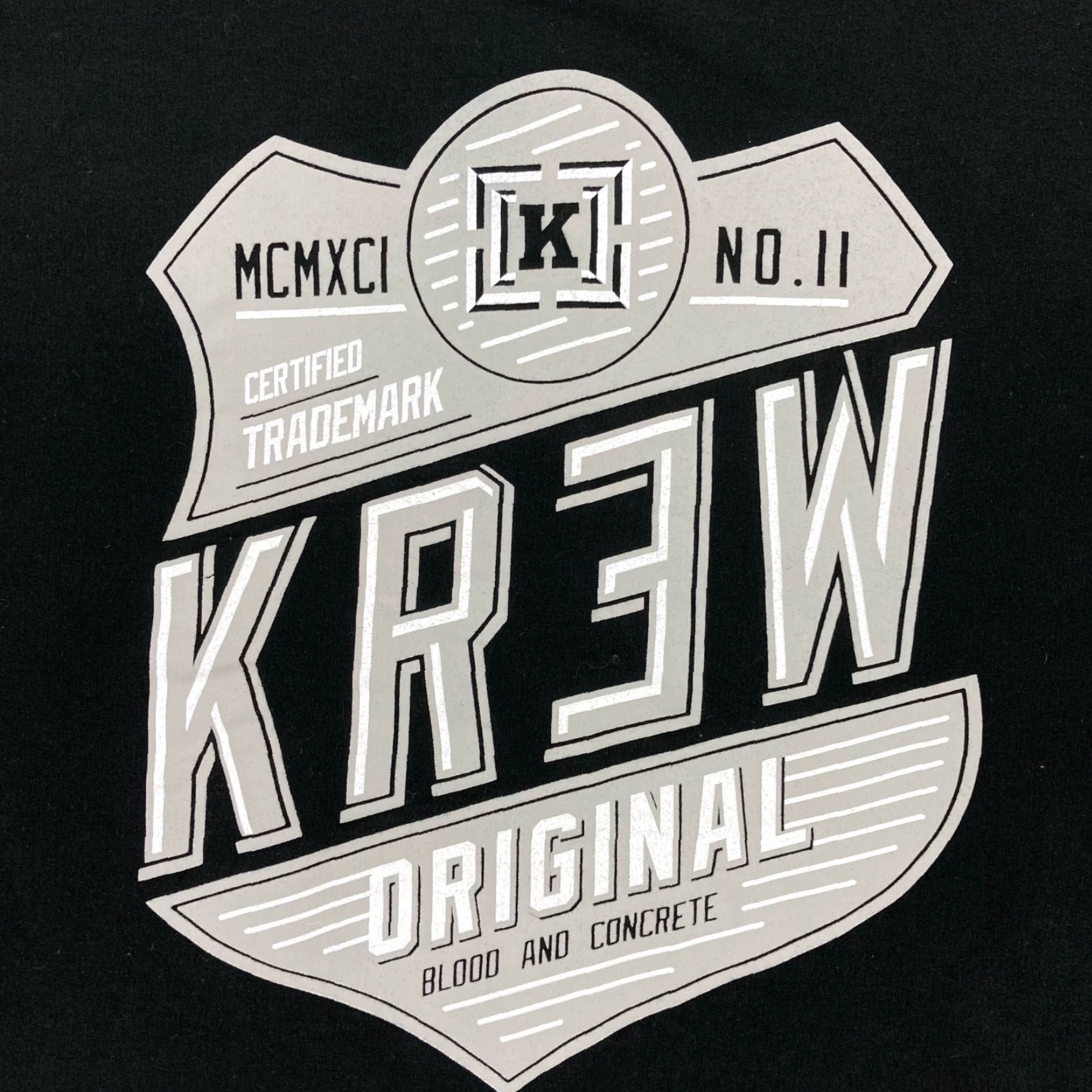 Krewe Krew Sweatshirt Men’s Crew Neck Pullover Black XL Size US XL / EU 56 / 4 - 2 Thumbnail