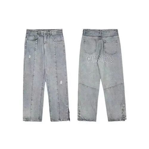 VIBE Vintage washed straight leg loose jeans Size US 32 / EU 48 - 6 Thumbnail