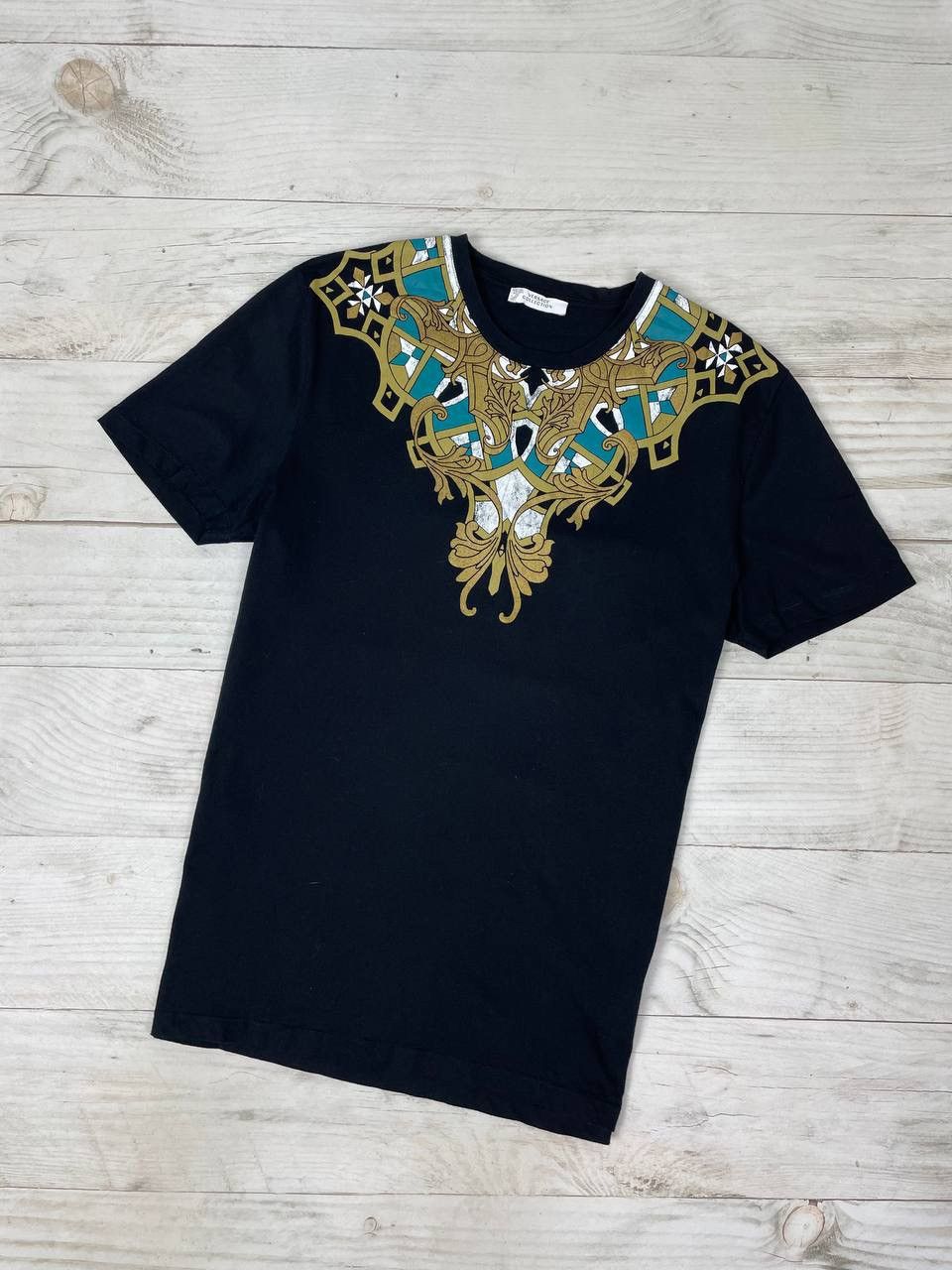 Versace Versace Collection Black Baroque Moroccan Print T-Shirt Size US M / EU 48-50 / 2 - 1 Thumbnail