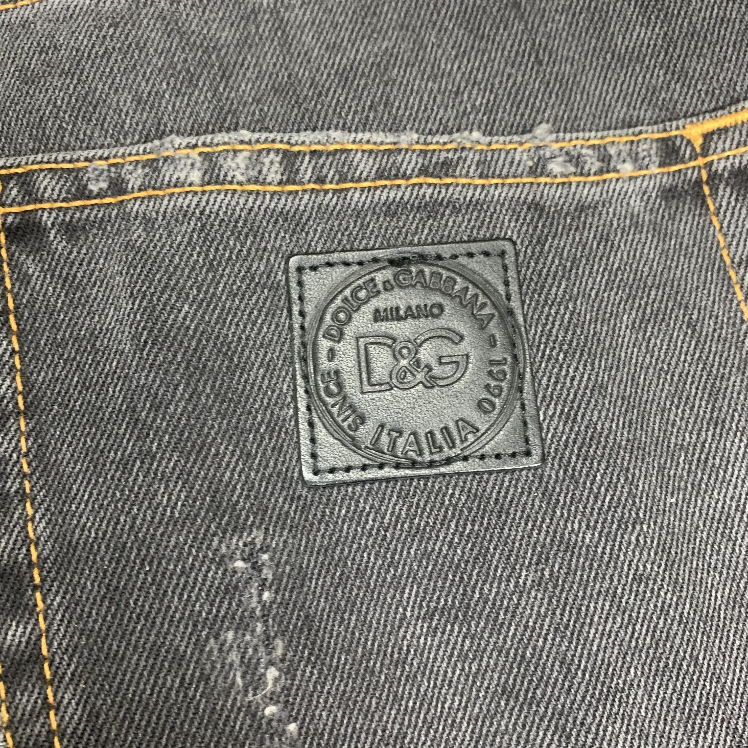 Dolce & Gabbana Dolce & Gabbana Distressed Multi Pocket Short Denim Pants Size US 32 / EU 48 - 6 Thumbnail