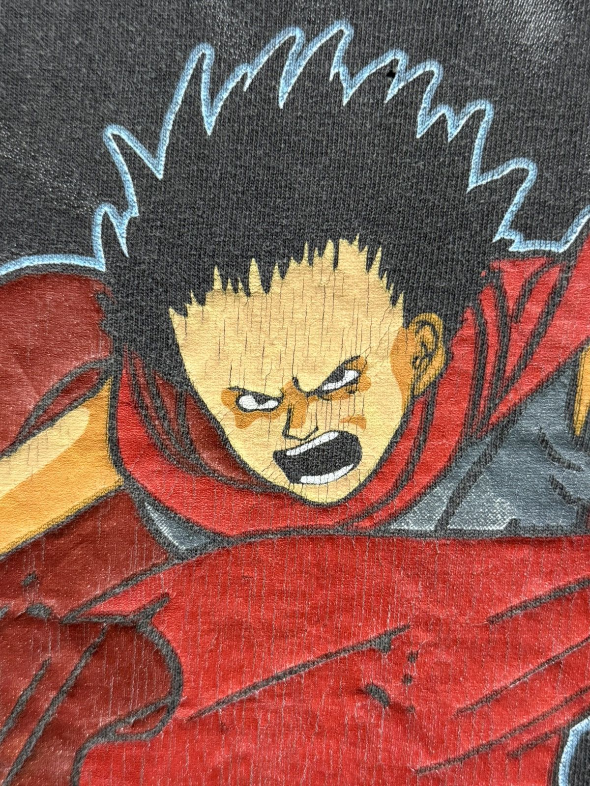 Anime Thrashed Vintage 80s Akira Animated Cyberpunk Sun Faded Tee Size US M / EU 48-50 / 2 - 5 Thumbnail