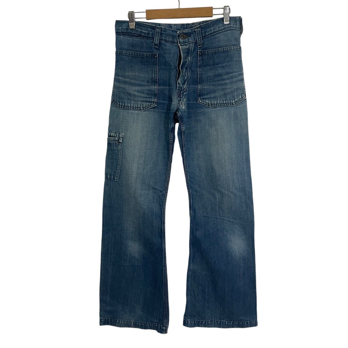 Blue Blue Japan Vintage Blue Blue Japan Bush Denim Jeans Size US 30 / EU 46 - 1 Thumbnail