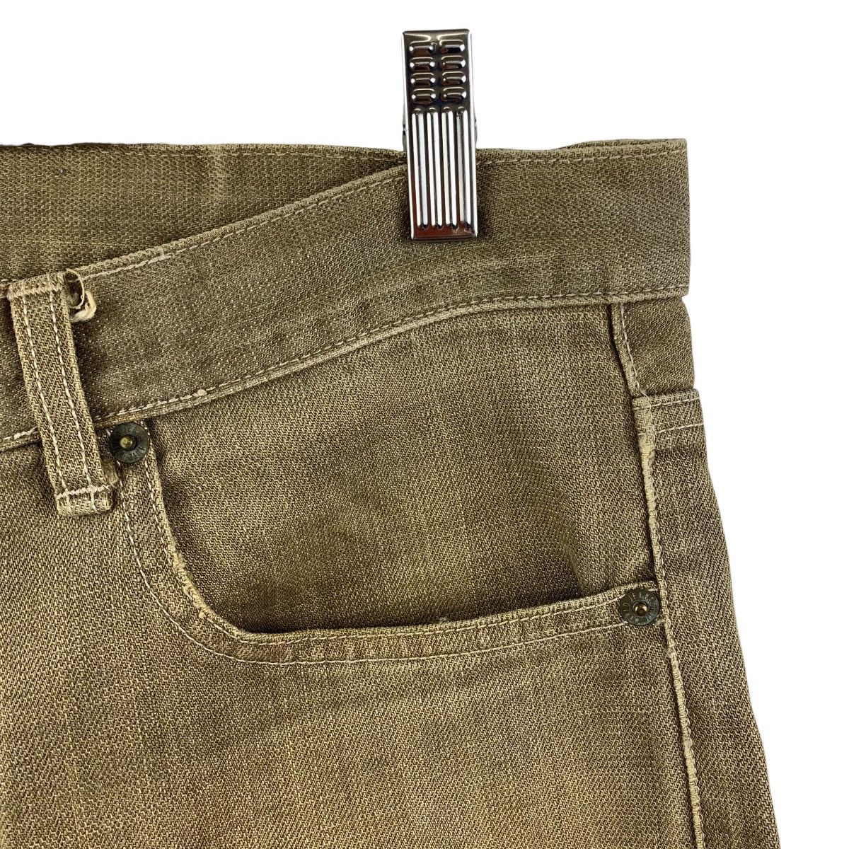 Japanese Brand CONCAVE ATTEMPT Brown colour jeans Size US 34 / EU 50 - 7 Thumbnail