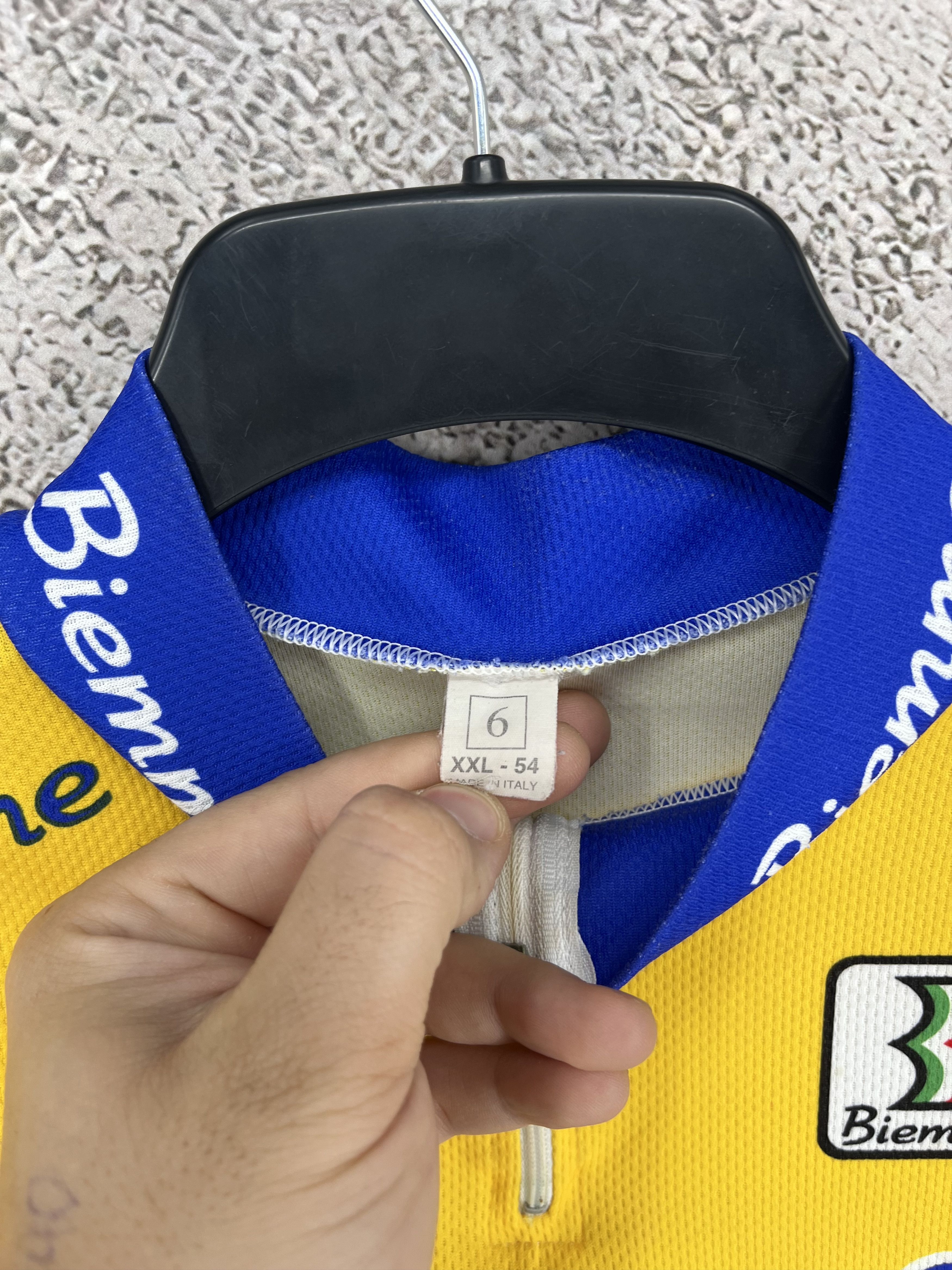 Vintage Vintage Biemme Europa-Cup 1996 Cycling Jersey Shirt Italy Size US XXL / EU 58 / 5 - 9 Thumbnail