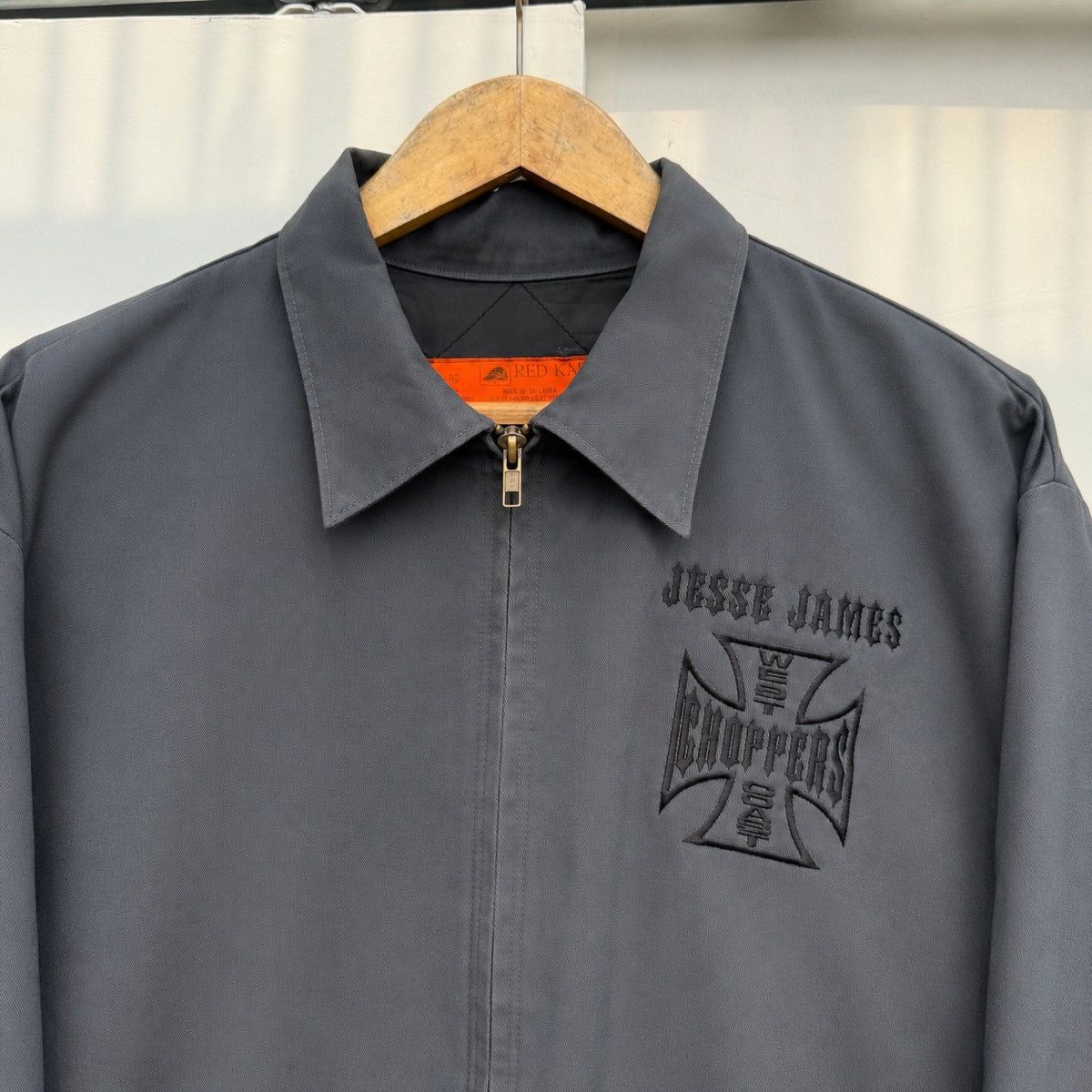 Vintage Jesse James West Coast Choppers Aramark Work jacket Size US L / EU 52-54 / 3 - 3 Thumbnail