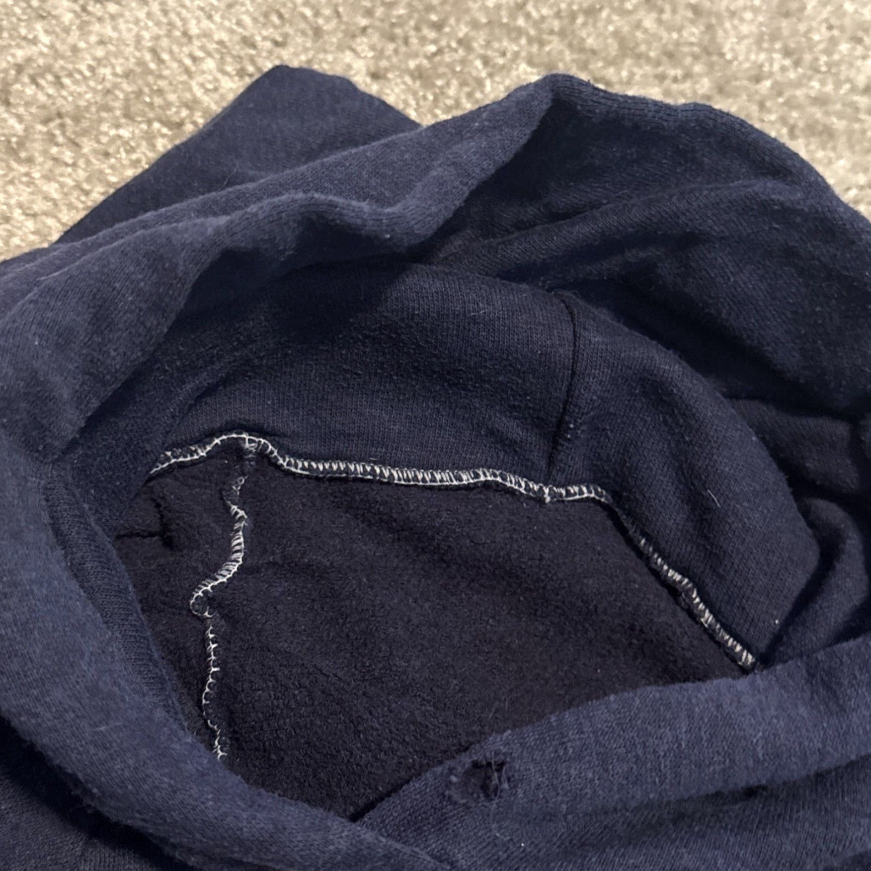 Vintage VINTAGE Glacier Bay National Park Alaska Navy Blue Hoodie Sweatshirt S-M Unisex Adults Pullover Blue 70s Mens Womens Size US S / EU 44-46 / 1 - 7 Thumbnail