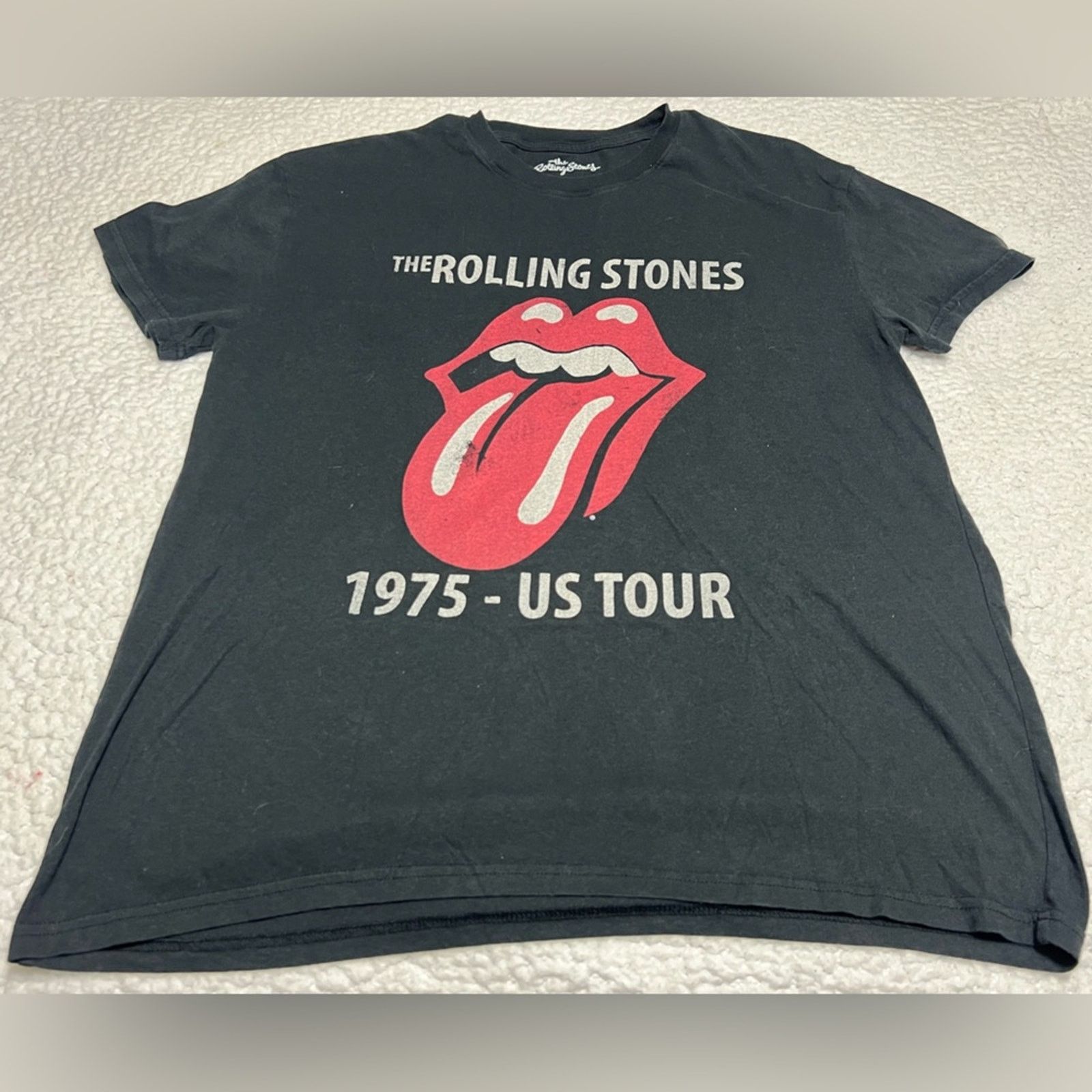 The Rolling Stones Rolling Stones Distressed Crew Neck T-shirt Sz XL Women’s Size XL / US 12-14 / IT 48-50 - 1 Thumbnail