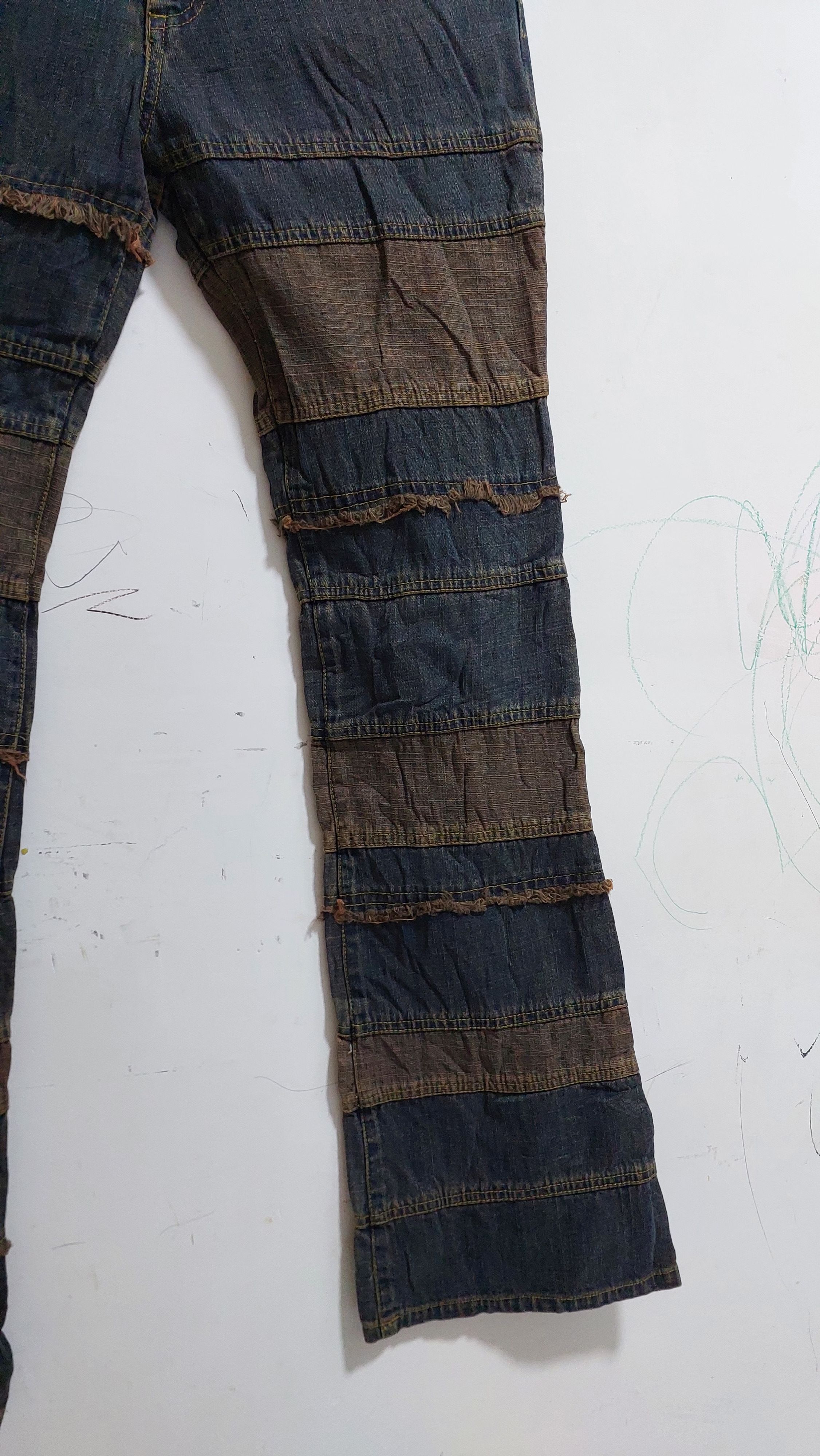 Japanese Brand REVOLT FLARE JEANS PANT Size 29" - 11 Thumbnail
