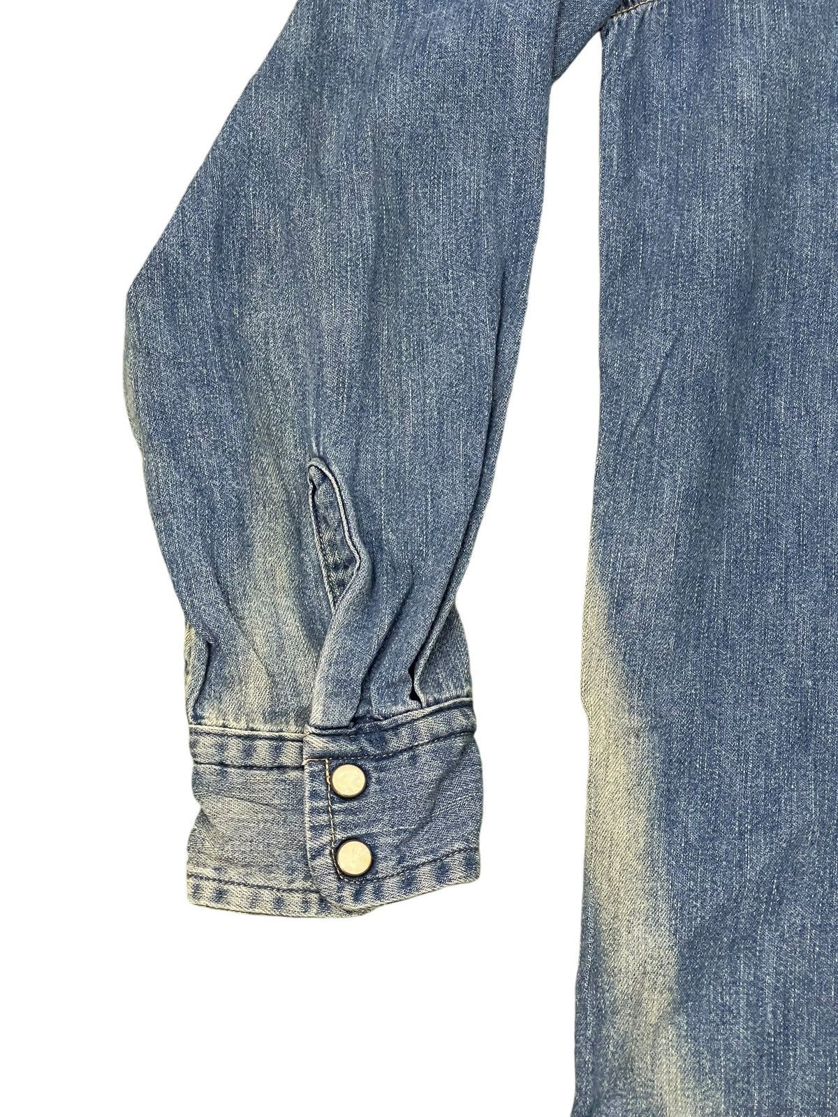 Blue Blue Japan Sun Faded Blue Blue Japan Denim Shirt Westerner 6🟩0 Size US M / EU 48-50 / 2 - 3 Thumbnail