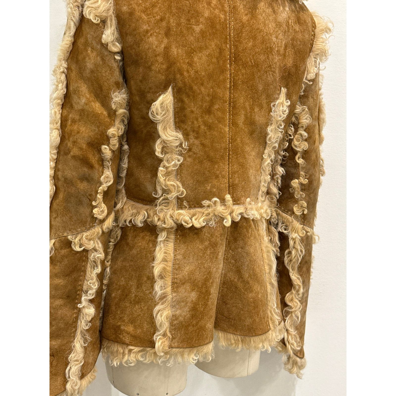 Roberto Cavalli A/W1999 Roberto Cavalli shearling patchwork jacket Size S / US 4 / IT 40 - 11 Thumbnail