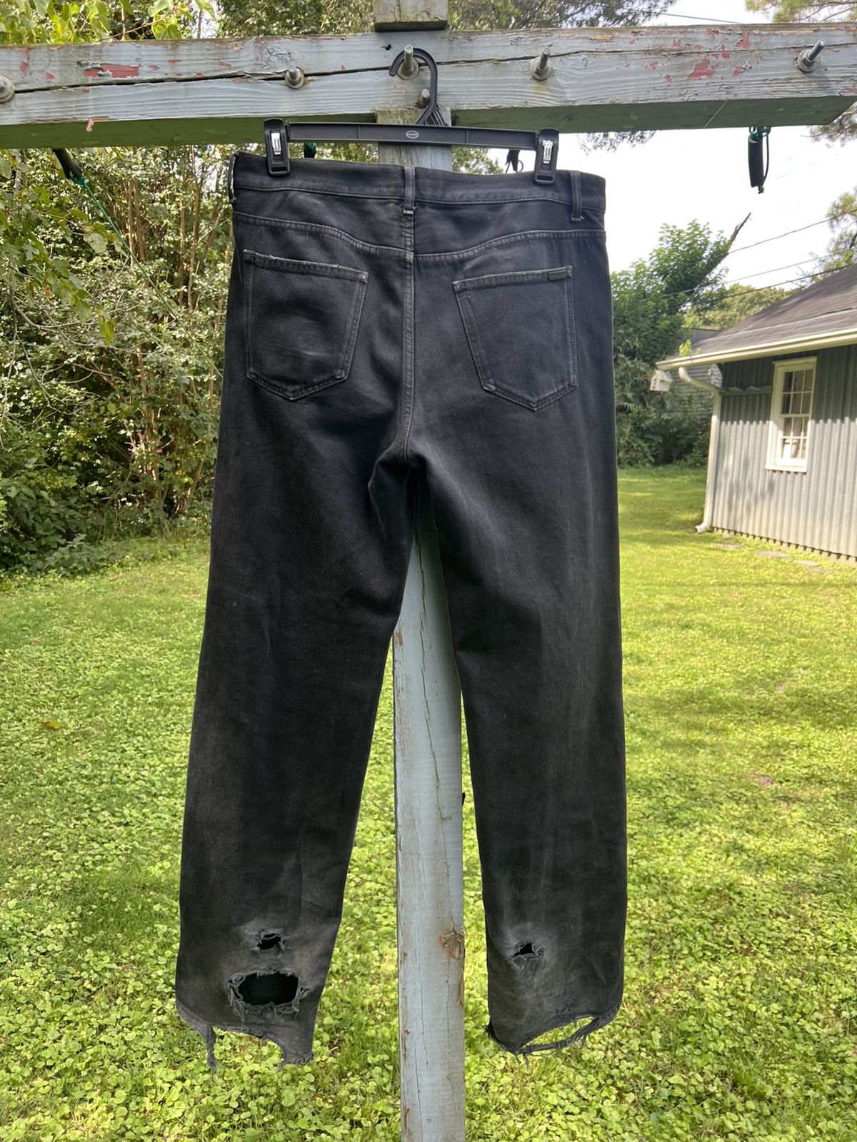 Saint Laurent Paris Saint Laurent Paris D39 baggy denim Size US 30 / EU 46 - 2 Thumbnail