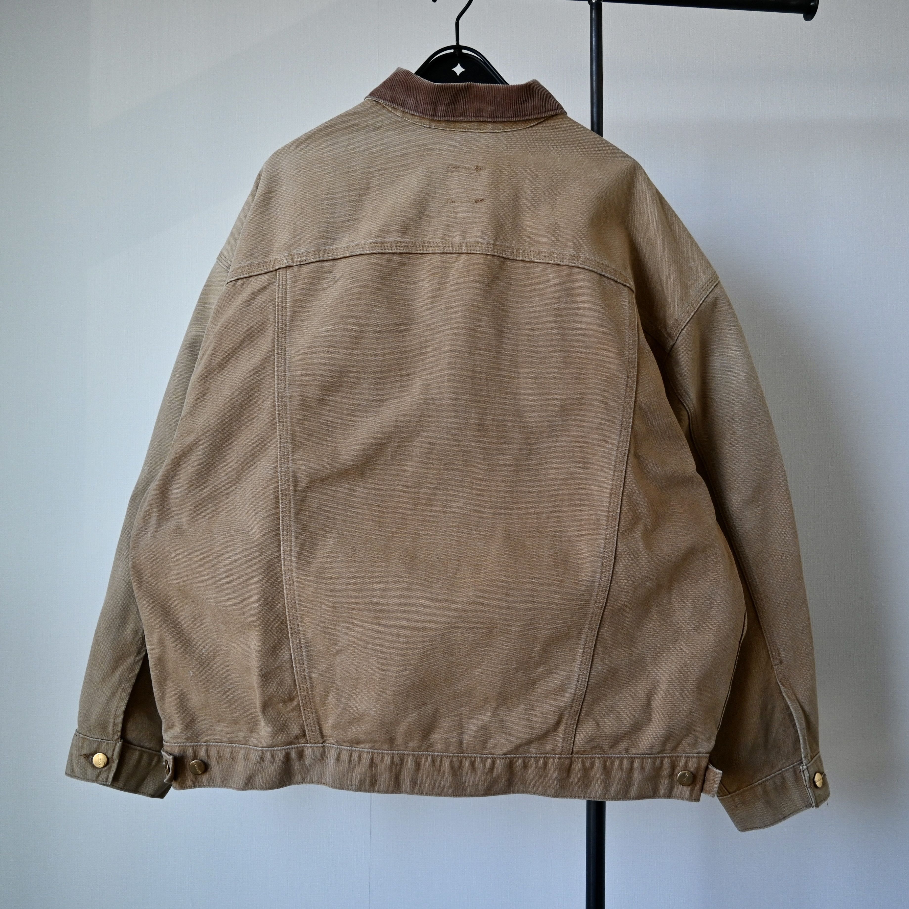 Carhartt VTG 1990s Carhartt Trucker Jacket, brown duck, made in USA Size US XXL / EU 58 / 5 - 4 Thumbnail