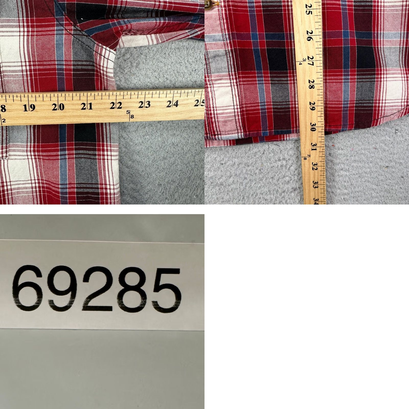 Carhartt Carhartt Button-Down Shirt Mens Medium Red Black Plaid Relaxed Fit Pockets Button-Up Shirt Mens Size US M / EU 48-50 / 2 - 8 Thumbnail
