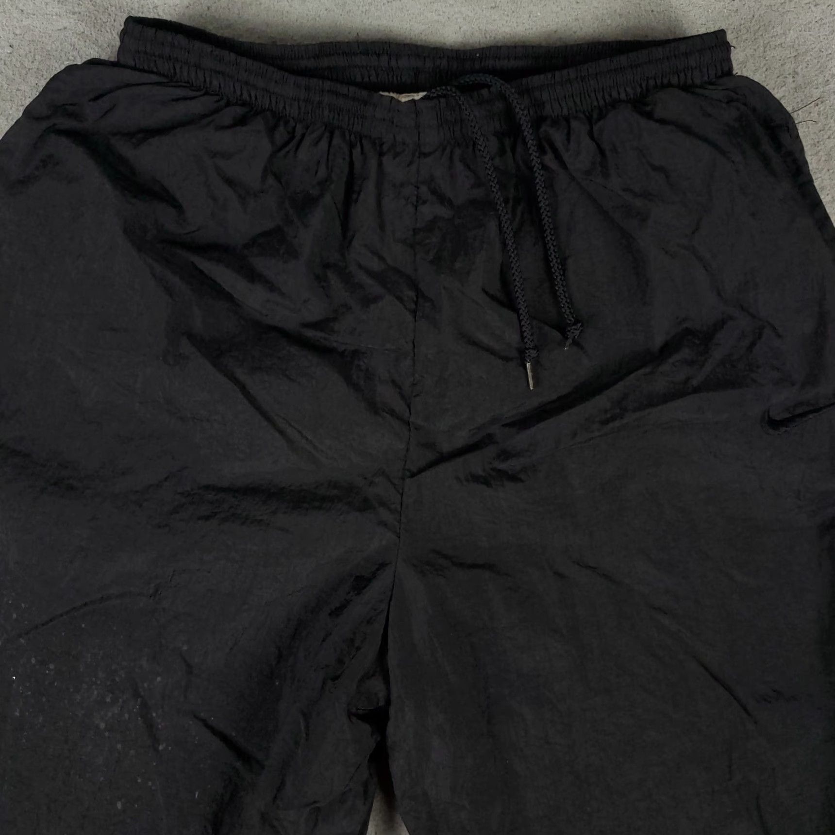 Nike VINTAGE Nike Pants Womens Medium Black Tapered Sweatpants 90s Activewear Athleisure Size 32" / US 10 / IT 46 - 2 Thumbnail
