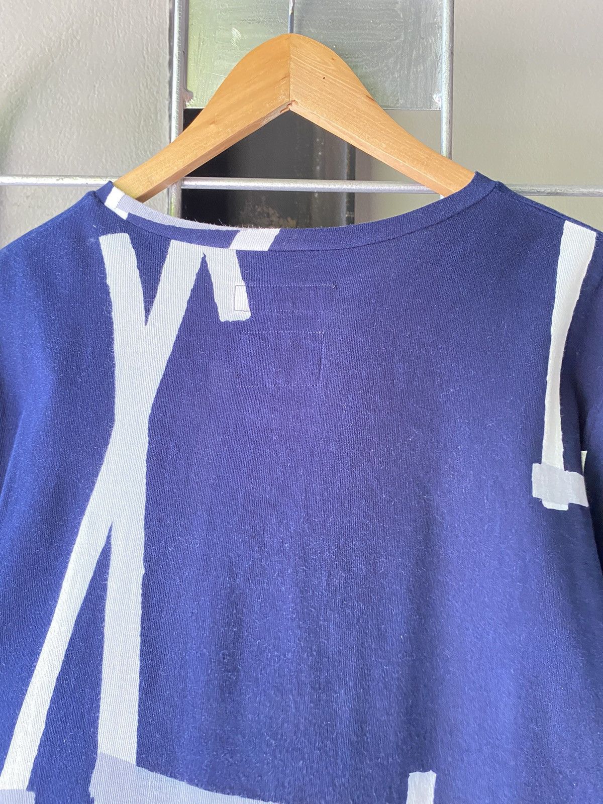SOU SOU SOU・SOU dark blue geometric print tee Size L / US 10 / IT 46 - 4 Thumbnail