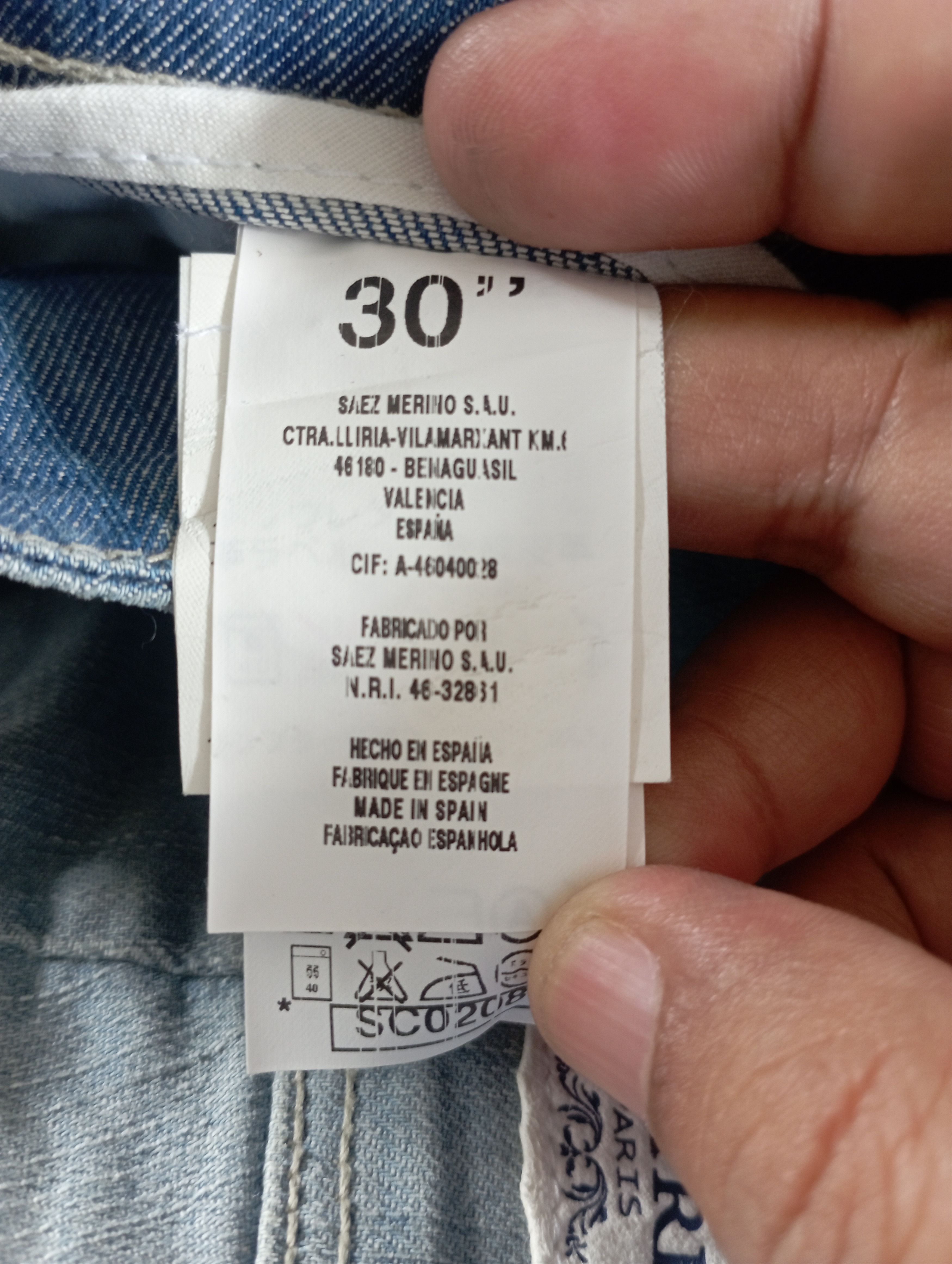 Tornado Mart Super Flare Jeans Cimarron Paris Blue Washed Bootcut Jeans Size 30" / US 8 / IT 44 - 16 Thumbnail