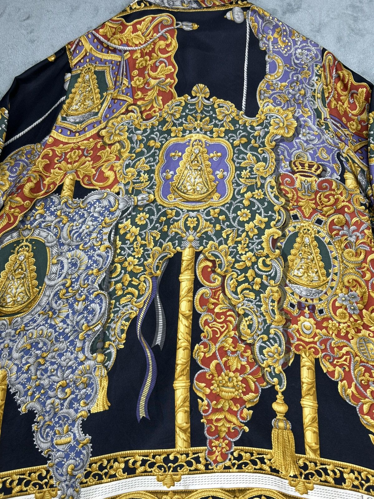Loewe Vintage Loewe ‘El Rocio’ Silk Baroque Button Up Size US M / EU 48-50 / 2 - 14 Thumbnail