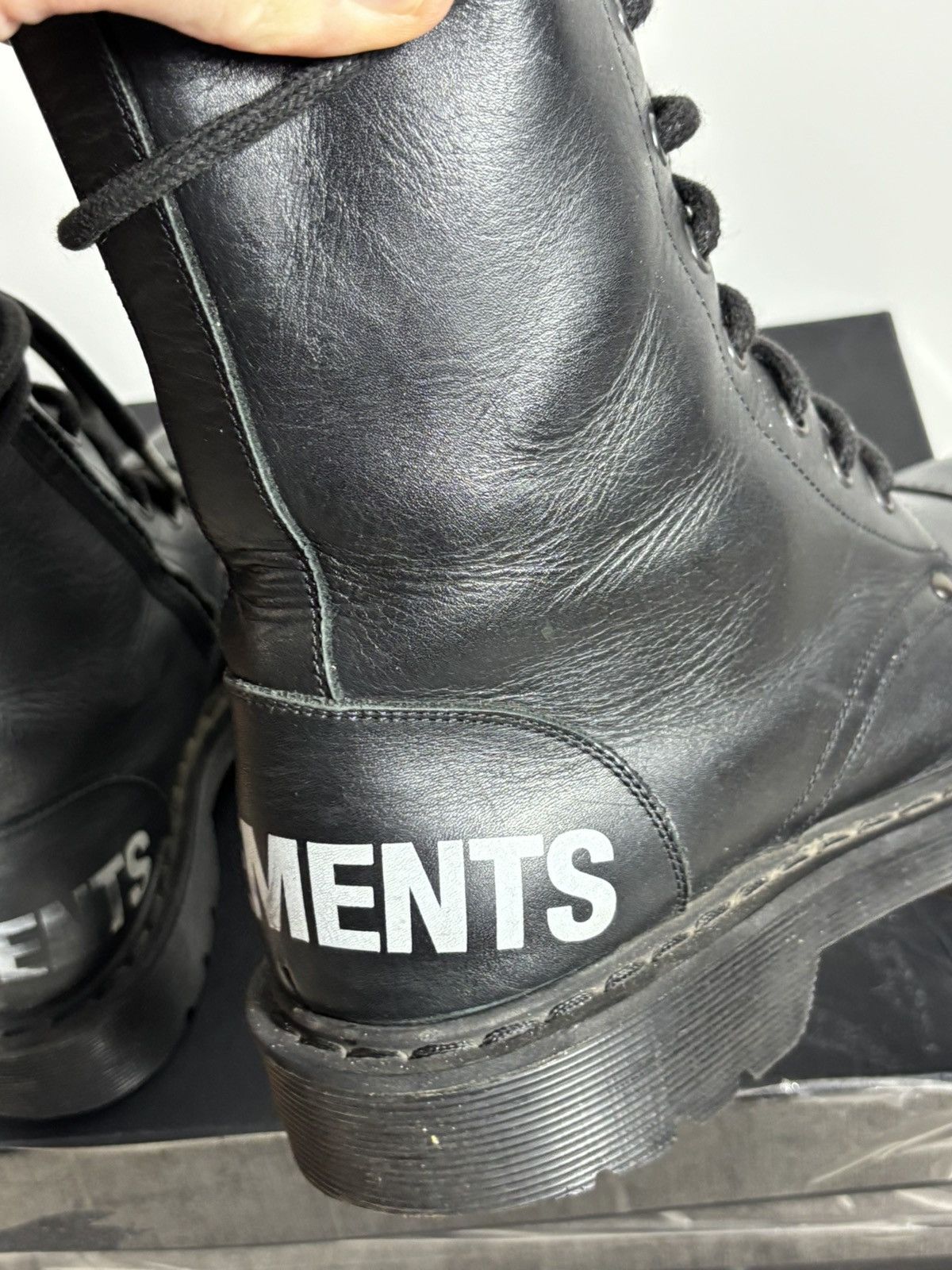 Vetements Vetements Combat Leather Bootd Size US 7 / EU 40 - 9 Thumbnail