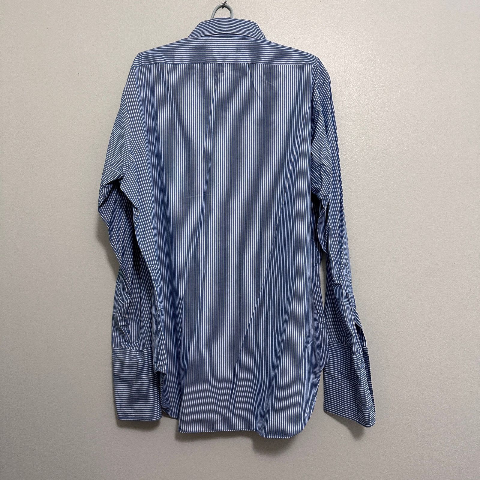 Other Vintage Custom Shop blue striped button down size 16.5 Size US L / EU 52-54 / 3 - 3 Thumbnail