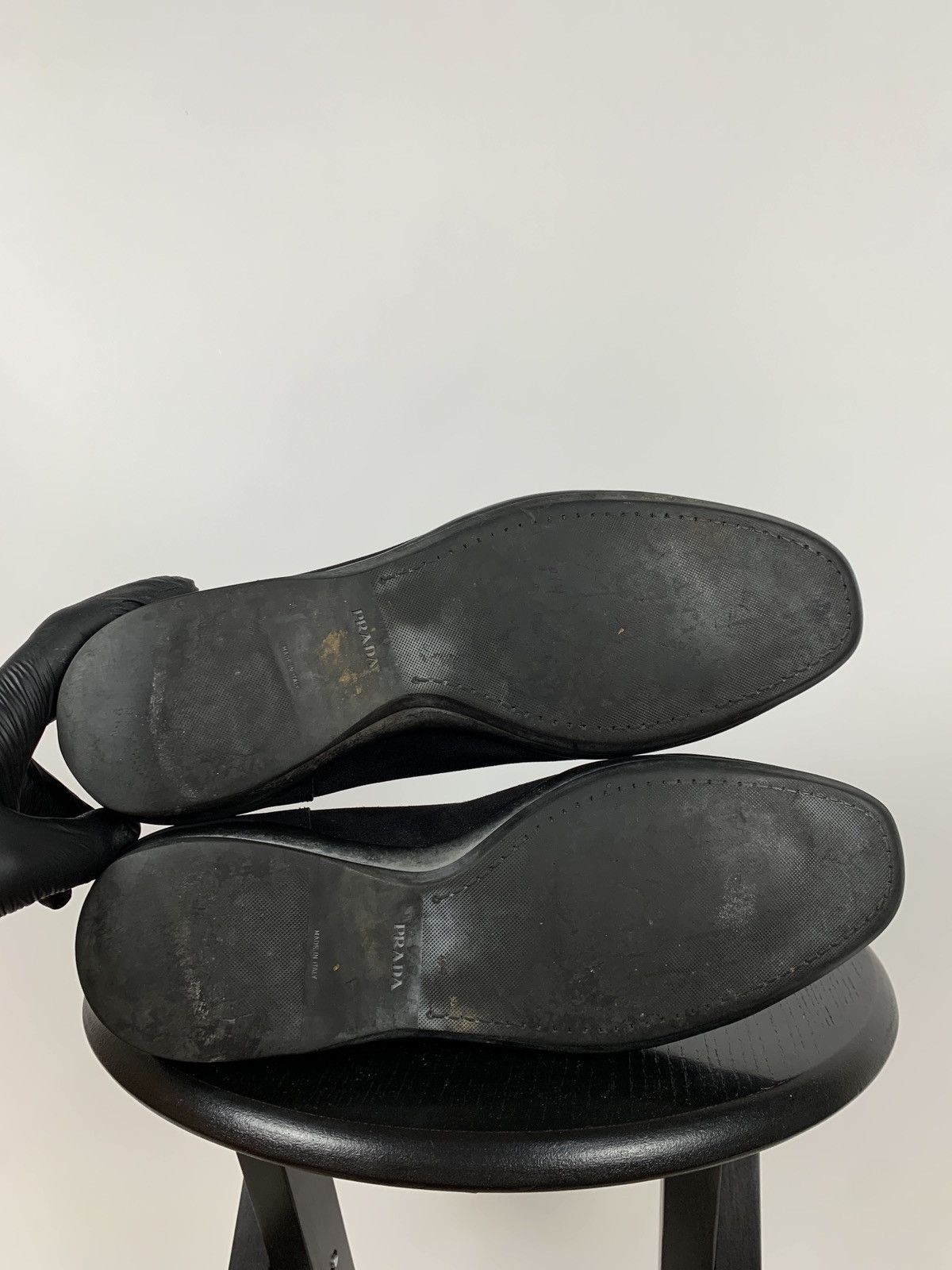 Prada Vintage Prada Black Leather Boots Size US 7 / EU 40 - 18 Thumbnail