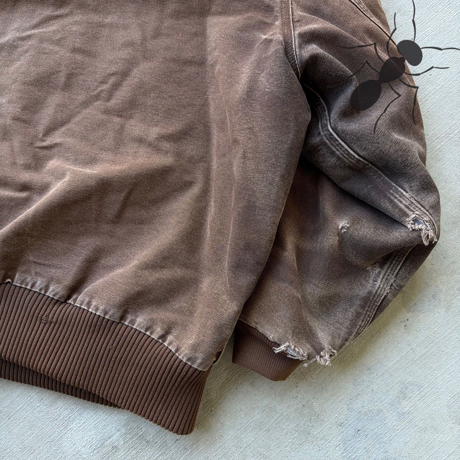 Carhartt × Vintage Carhartt J130 DKB brown hooded work wear jacket Size US XXL / EU 58 / 5 - 8 Thumbnail