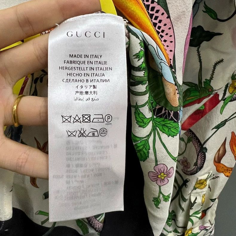 Gucci Gucci Floral viper full-print shirt 2502-Nextarrow Size US S / EU 44-46 / 1 - 4 Thumbnail