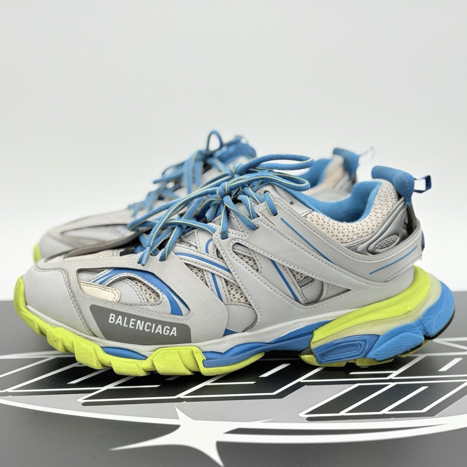 Balenciaga Balenciaga Track Sneaker ' Grey Blue ' | GOOD CONDITION! Size US 10 / EU 43 - 1 Thumbnail